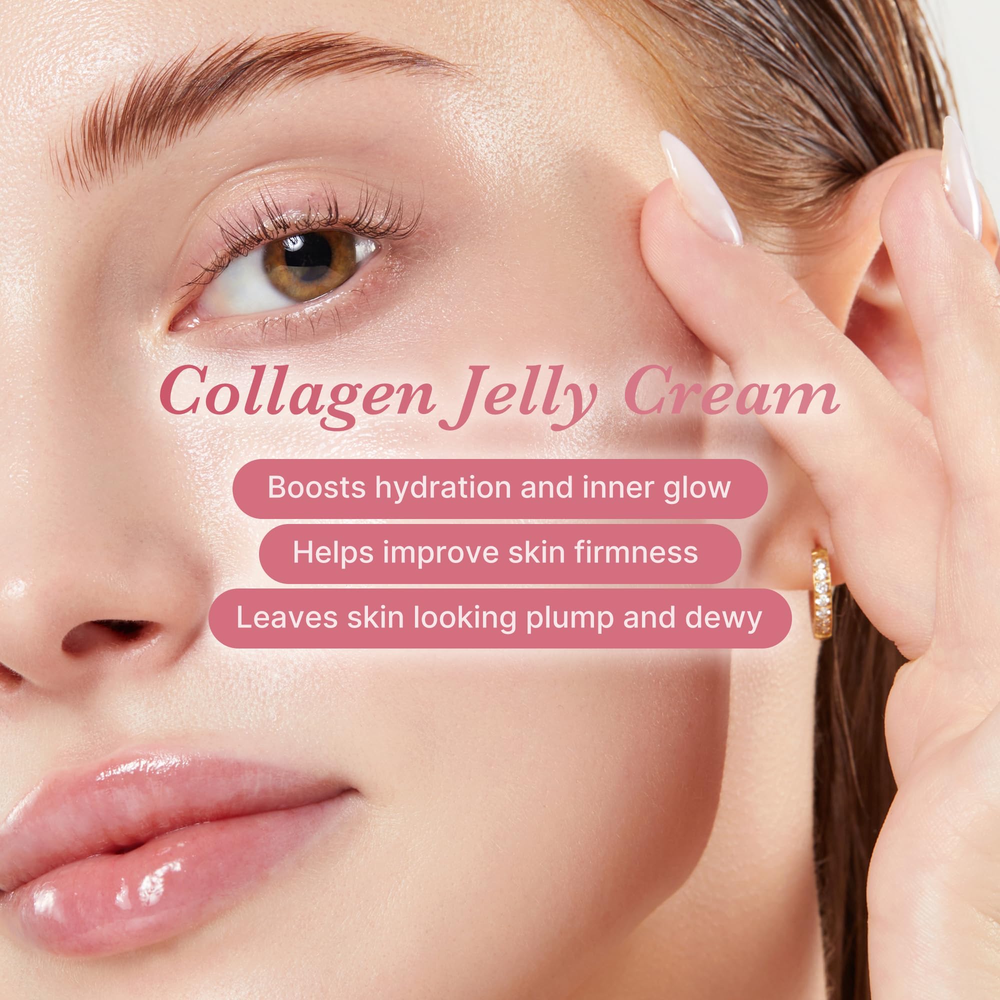 medicube Korean Collagen for Beginner: Collagen Overnight Wrapping Peel Off Facial Mask Pack and Collagen Jelly Cream (1.69 Fl Oz (50ml))