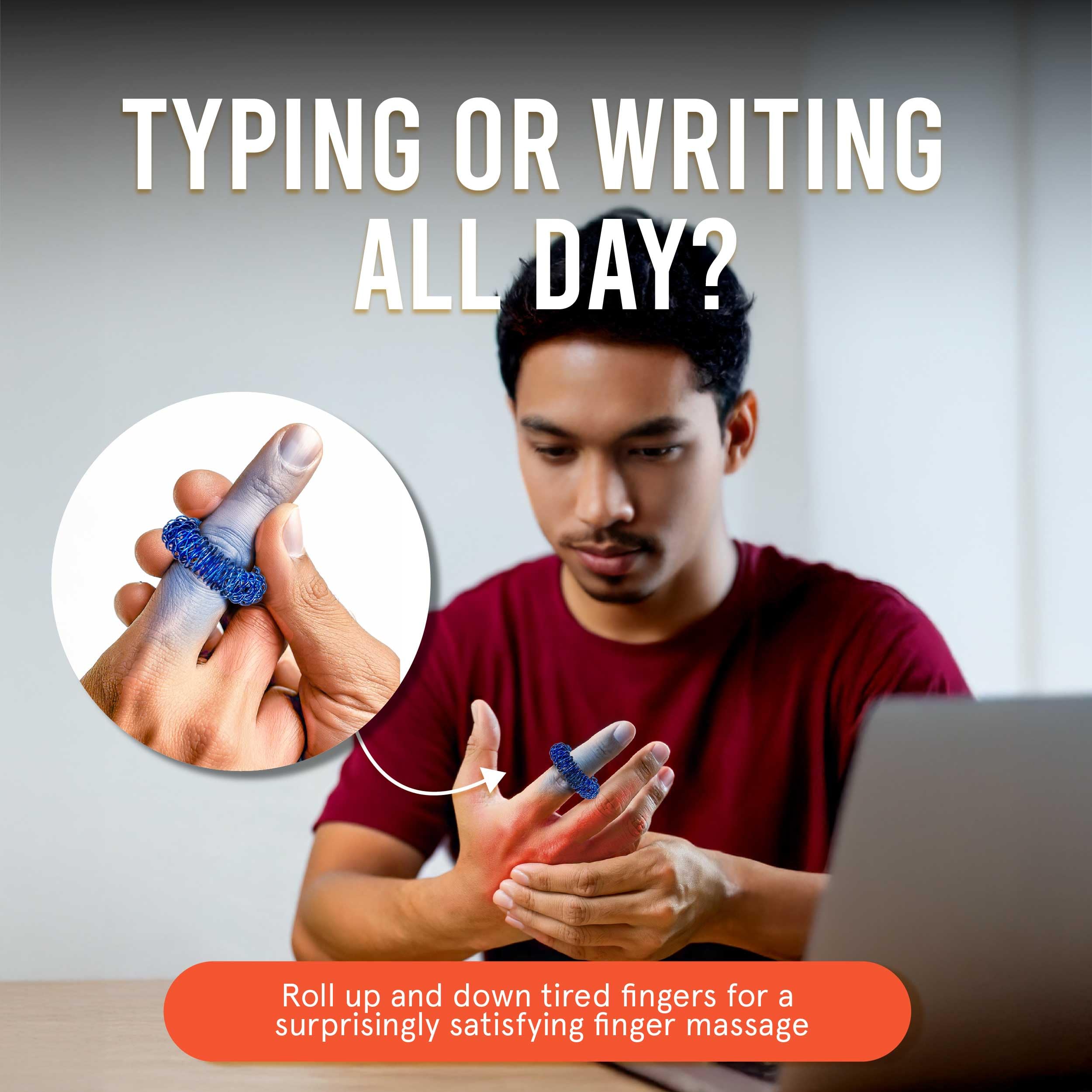 BunMo Fidget Ring Bundle | Spiky Sensory & Magnetic Rings | 3-Pack Fidgets for Adults & Teens 14+