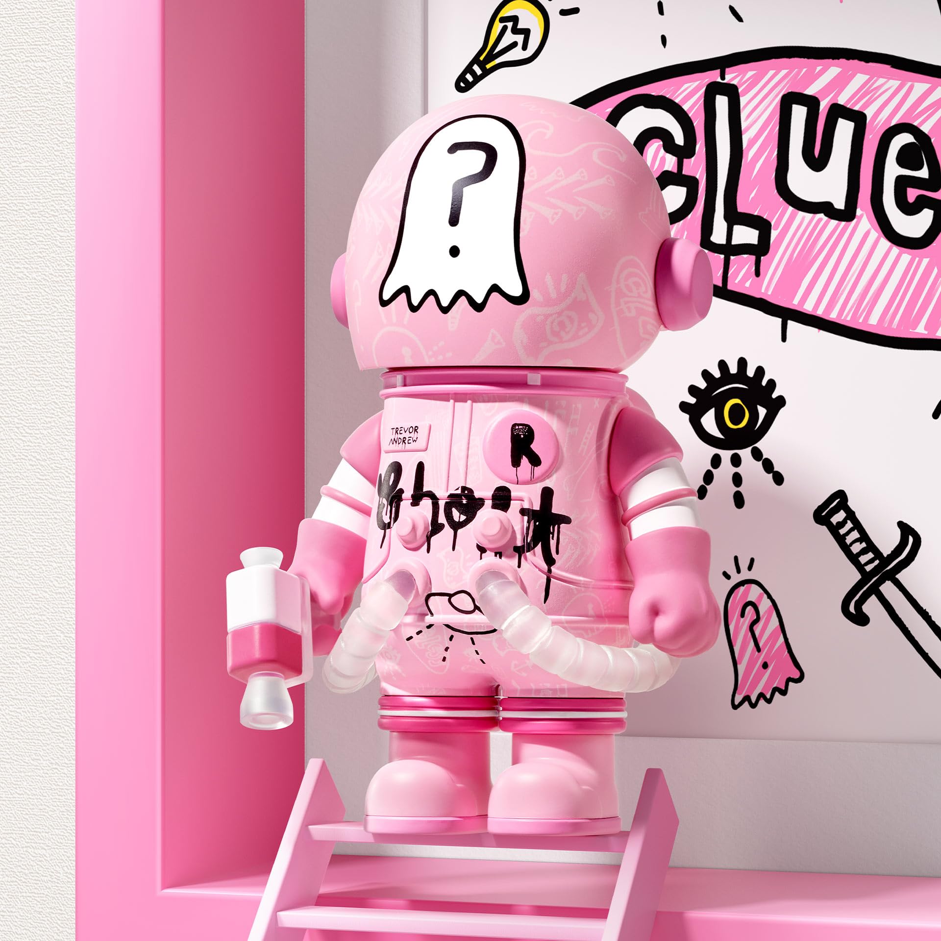 POP MART MEGA Space Molly 100% Series4 Blind Box Figures, Random Design Action Figures Collectible Toys Home Decorations, Holiday Birthday Gifts for Girls and Boys, Single Box