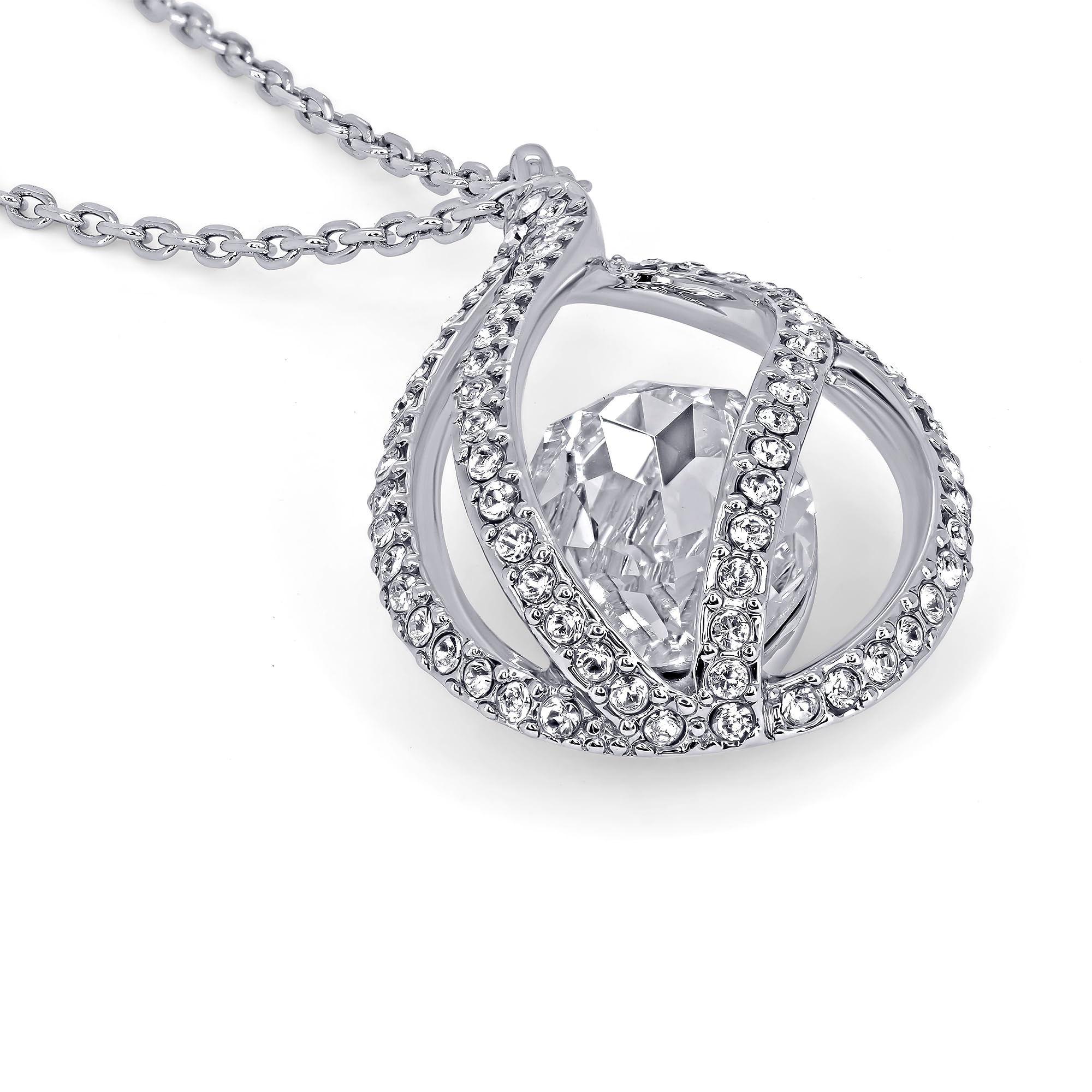 TRYNDI Gift for Wife from Husband to My Wife Necklace Romantic Gifts for Wife Birthday Christmas Valentine's Mother's Day Message Card I Love You Necklace Presents for Her