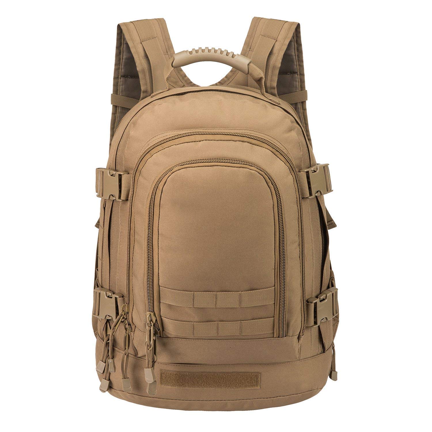 Greencity Laptop Backpacks Tactical 3 Day Expandable Bug Out Bag Classic Case Travel Hiking,Coyote