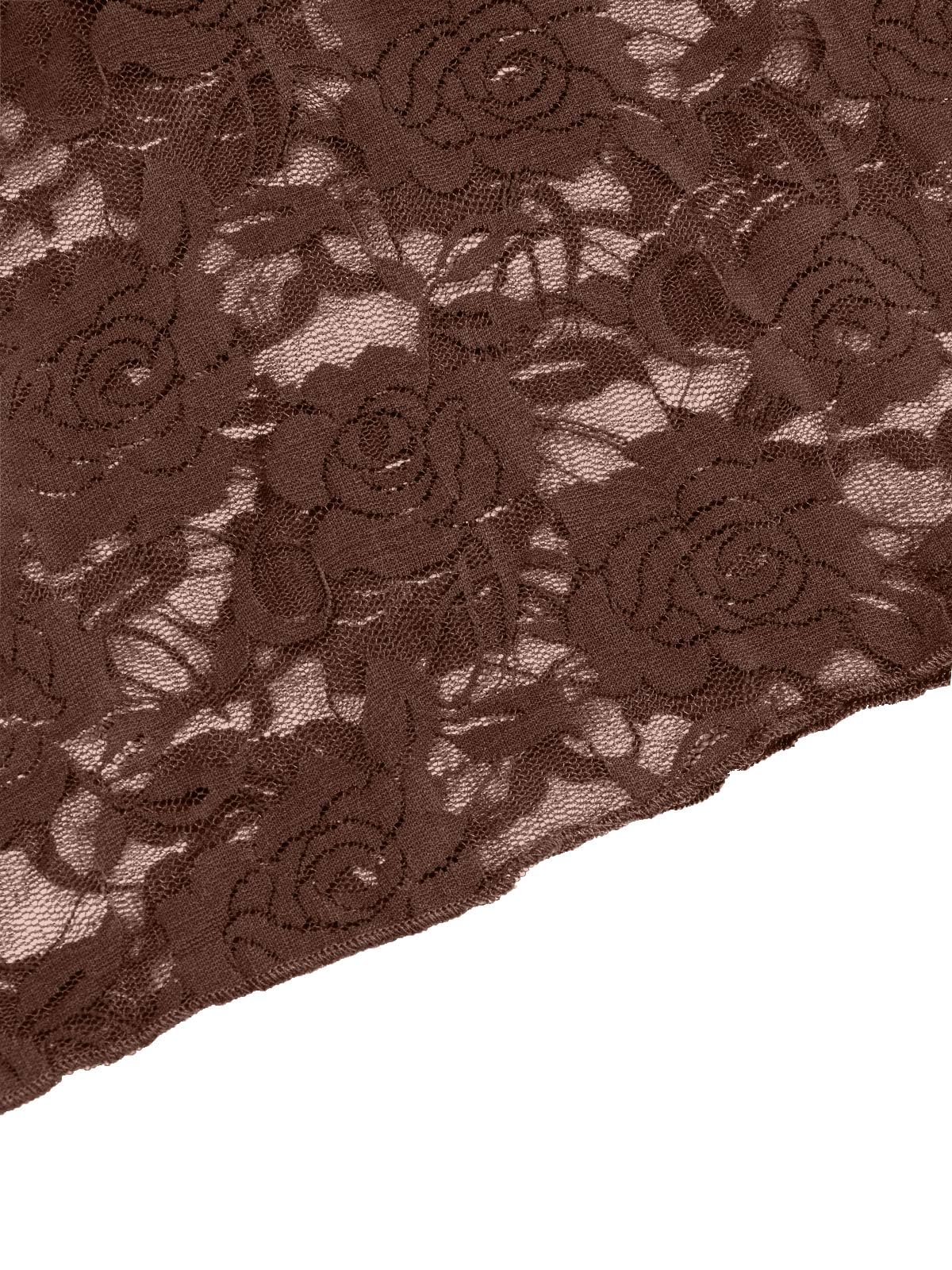 REORIA Womens Summer Sexy Lace Halter Tank Tops Sleeveless Y2K Trendy Crop Top Going Out Shirts 2025 Fashion Coffee Small