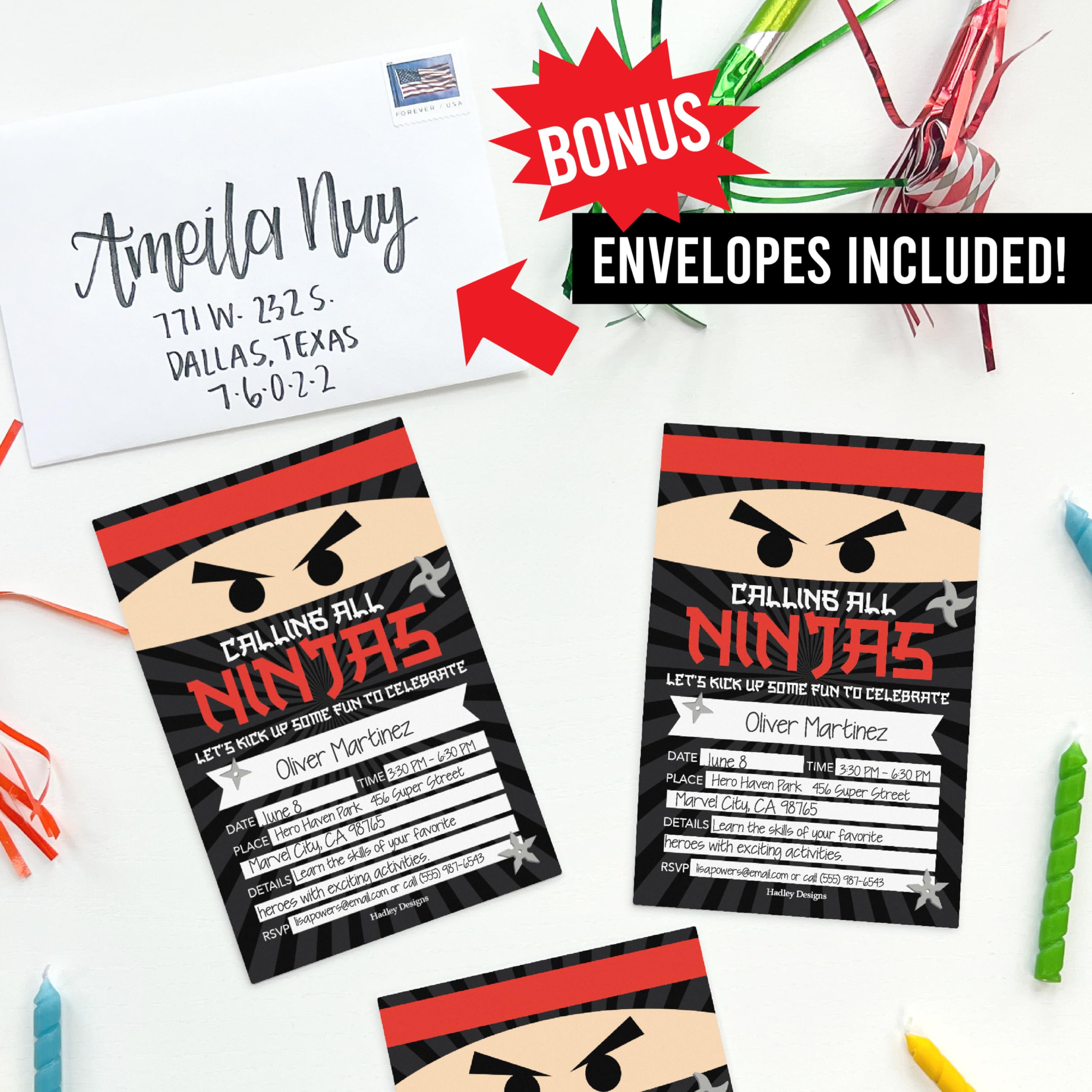 15 Ninja Birthday Invitations For Boys - Karate Birthday Invites For Boy, Ninja Birthday Party Invitations For Boys Birthday Invitations, Boy Birthday Invitations Boy, Invitations For Birthday Party