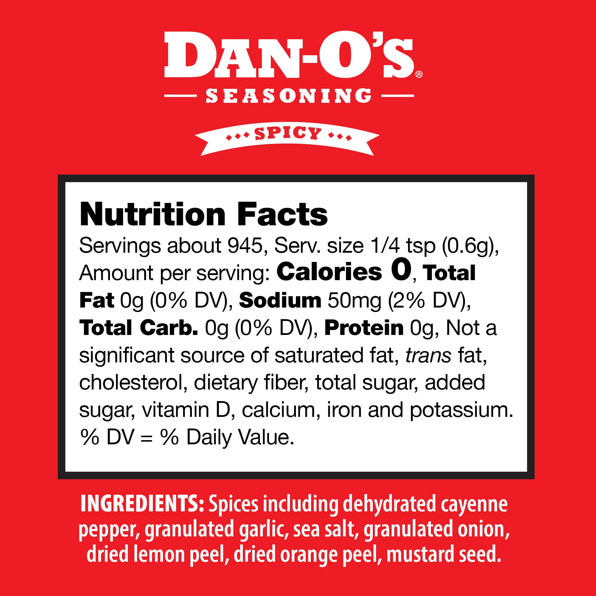 Dan-O's Seasoning Large 2 Bottle Combo | Spicy & Chipotle | 2 Pack (20 oz)