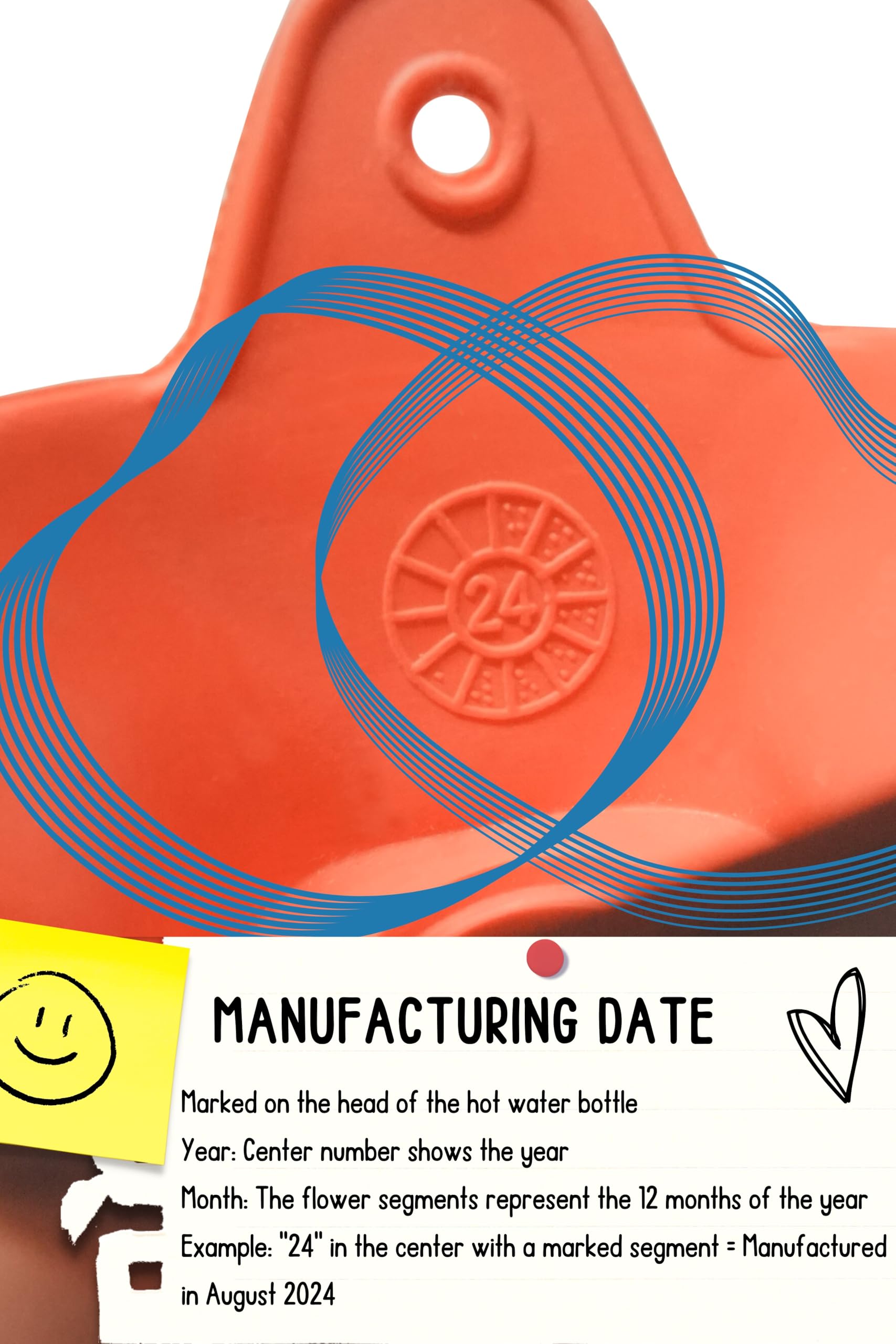 Peterpan 100 Fl Oz Rubber Hot Water Bottle with Faux Fleece Cover - BPA & Phthalate-Free, XXX-Large Hot Water Bag for Pain Relief, White