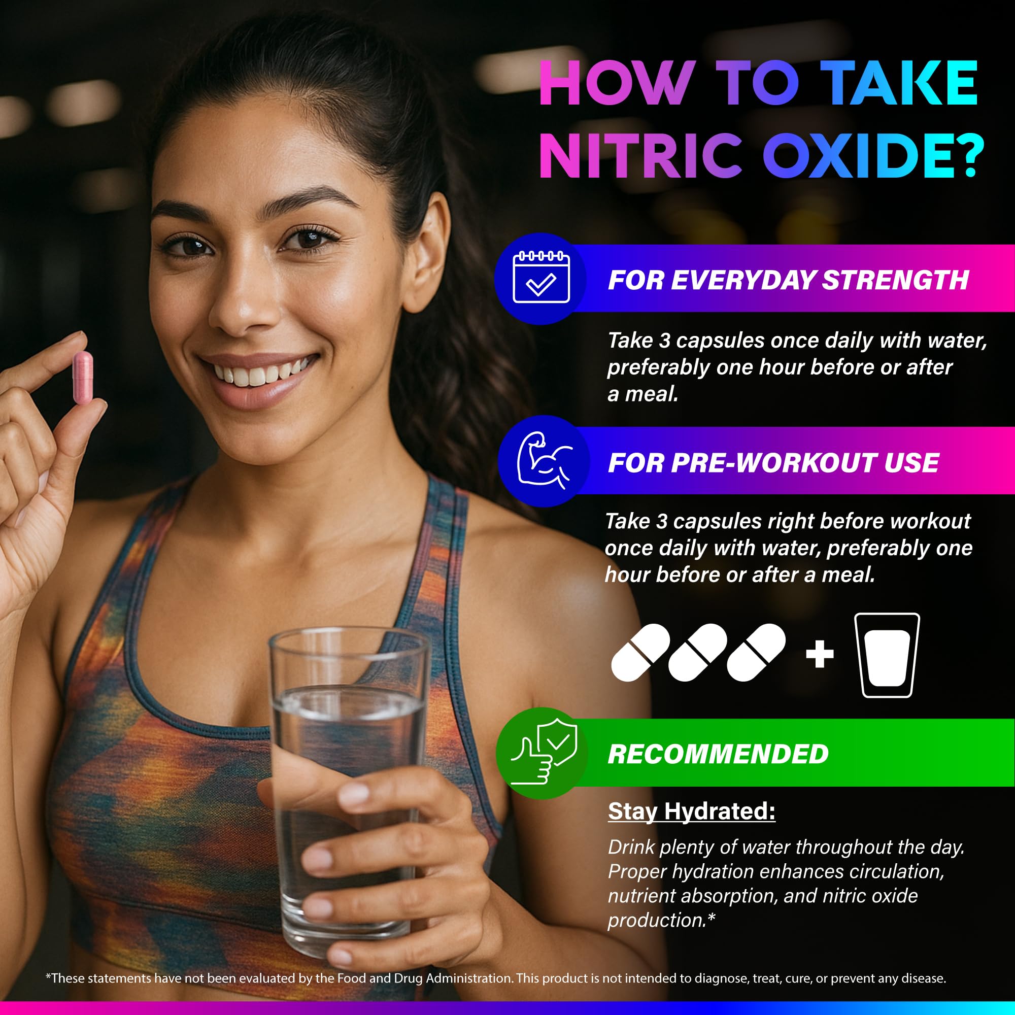 Nitric Oxide Supplement for Men & Women 2250 mg - Nitric Oxide Booster - Pine Bark | L-Arginine | L-Citrulline | Beet Root | Vitamin C & B12 - Muscles, Energy & Circulation - Made in USA, 90 Capsules