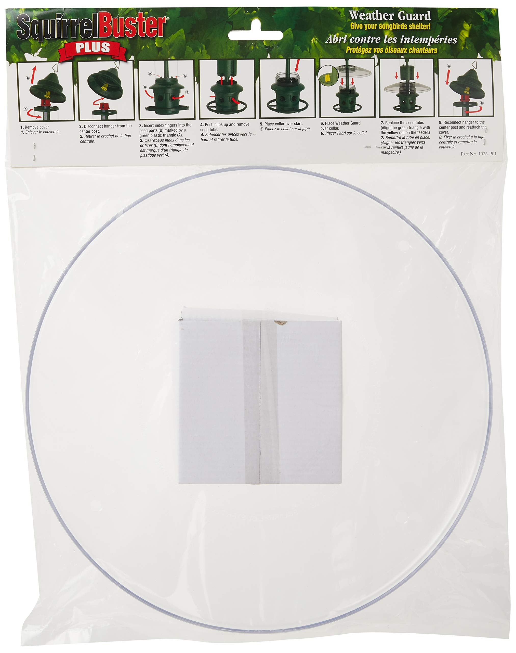 Weather Guard for Squirrel Buster Plus Bird Feeder (FEEDER NOT INCLUDED)