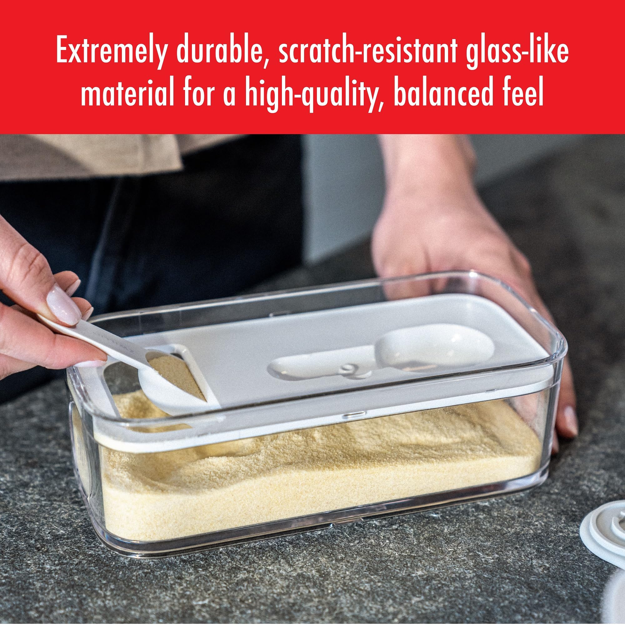 ZWILLING Fresh & Save Cube Box Set, 12-pc, Plastic, Airtight Dry Food Storage Container, Small & Medium Cube Set