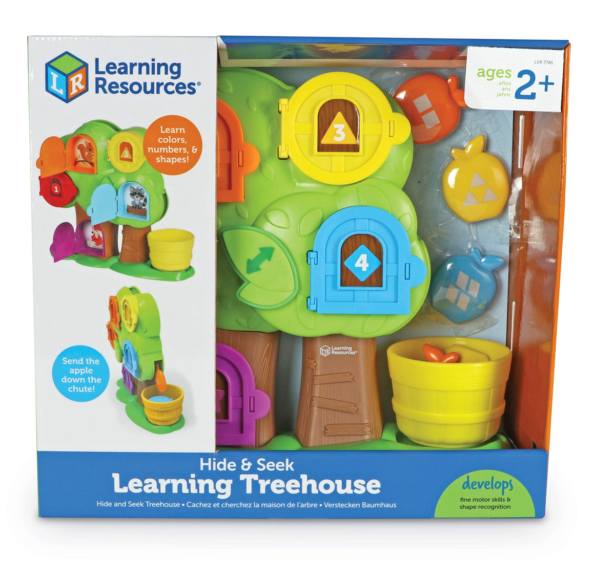 Learning Resources Hide & Seek Learning Treehouse, Letter Games, Toddler Learning Treehouse, Ages 18 mos+