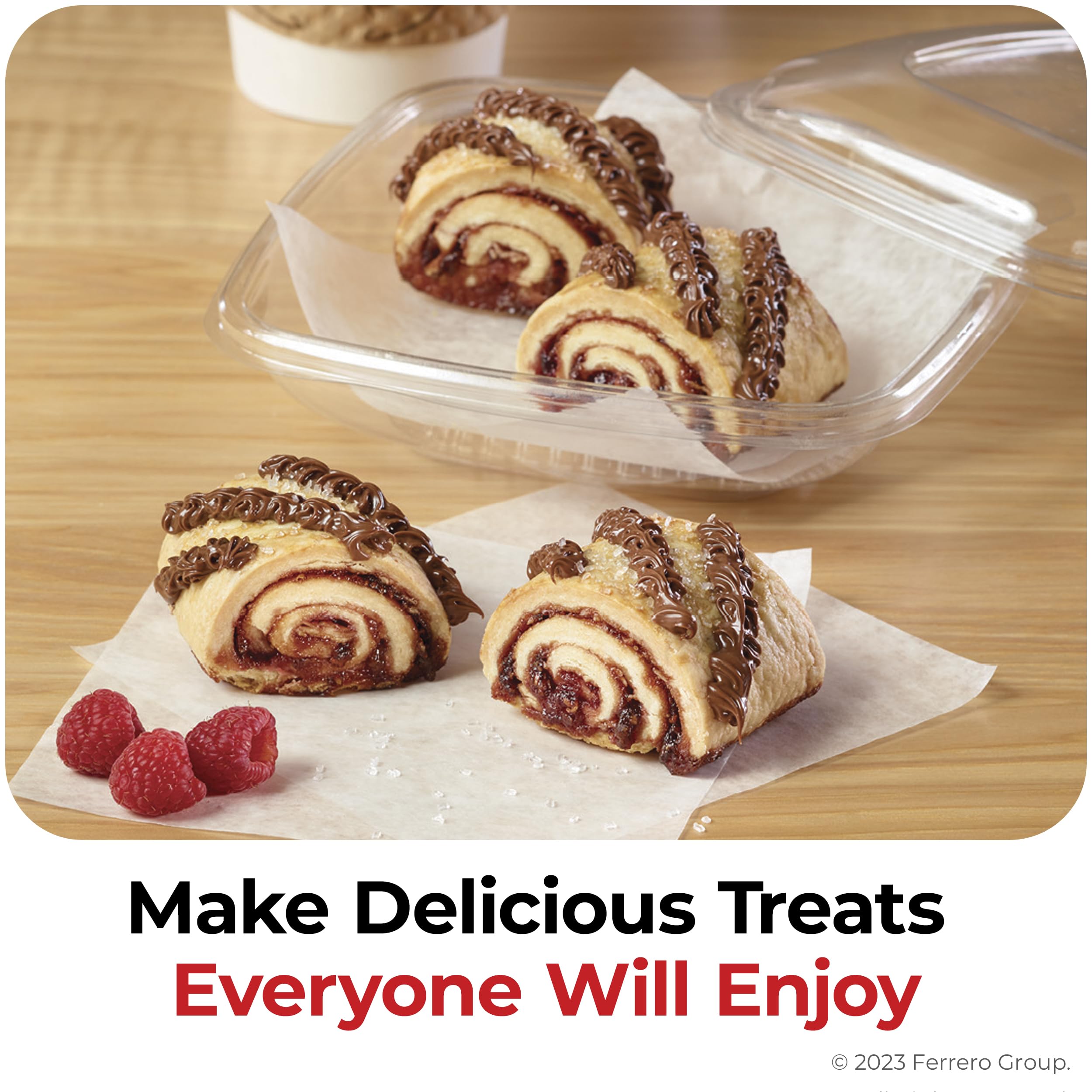 Nutella Hazelnut Spread Food Service Tub, Baking Supplies, Great For Restaurants And Bakeries, Two Bulk Tubs, 13.2 Lb Total