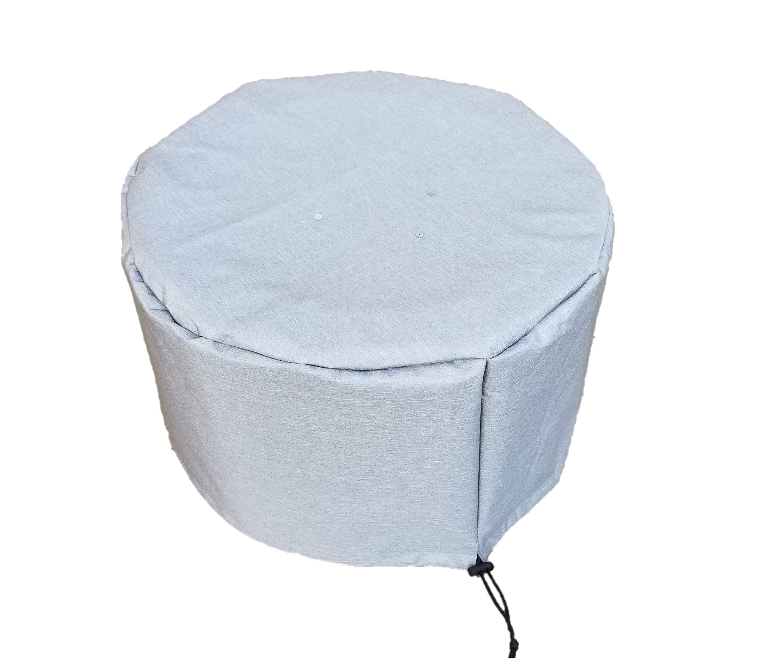 Generic Cover Compatible for Breeo Fire Pit X Series 24 or Double Flame 24 - Fits Standard or Sear Plate model - Outdoor Water-resistant Fire Bowl Protective Cover, Temlock FPC-2400