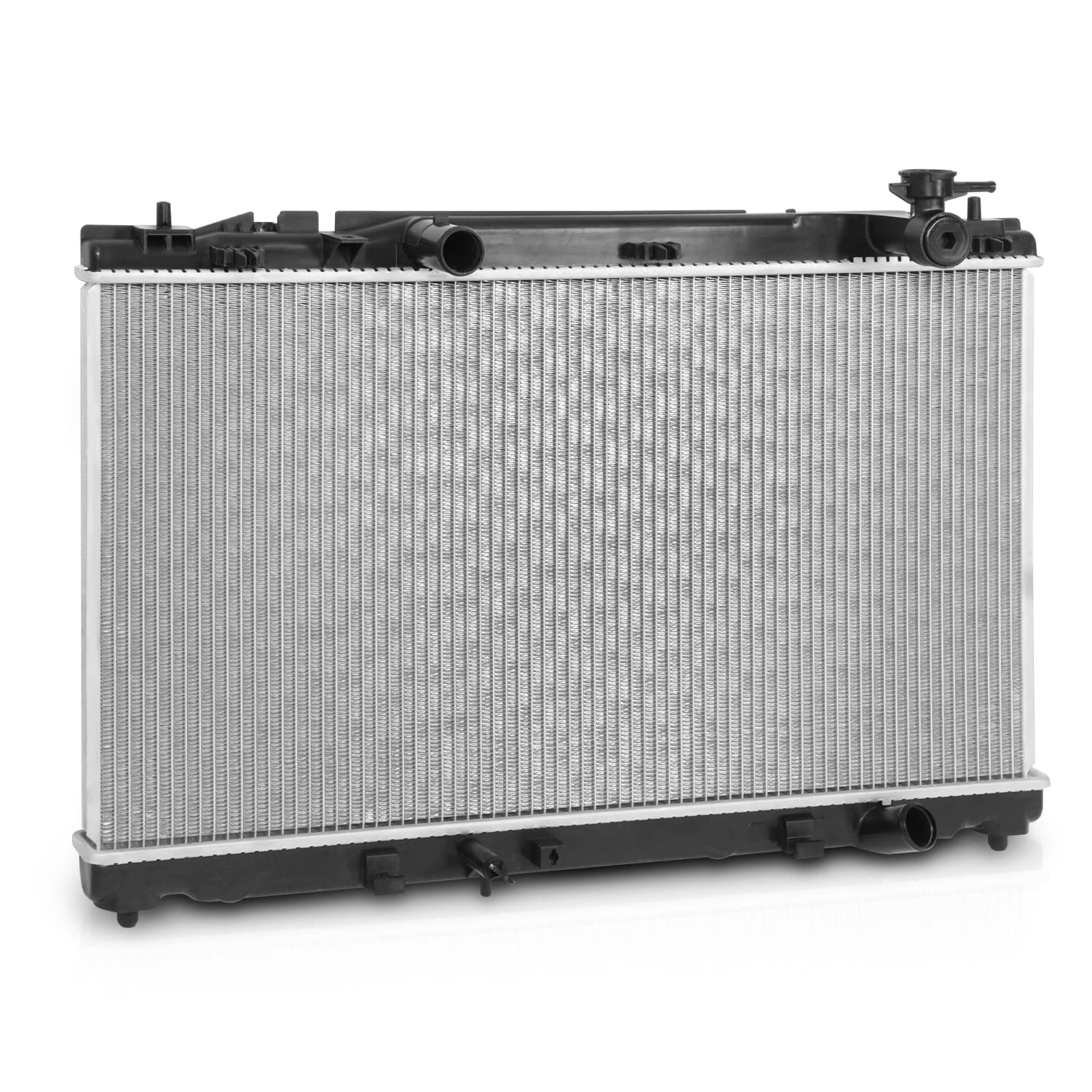 M-AUTO Aluminum OE Style Radiator Compatible with 2010 2011 10 11 Toyota Camry 2.5L without Tow Package 1-3/8" Inlet, 1-3/8" Outlet DPI 13159