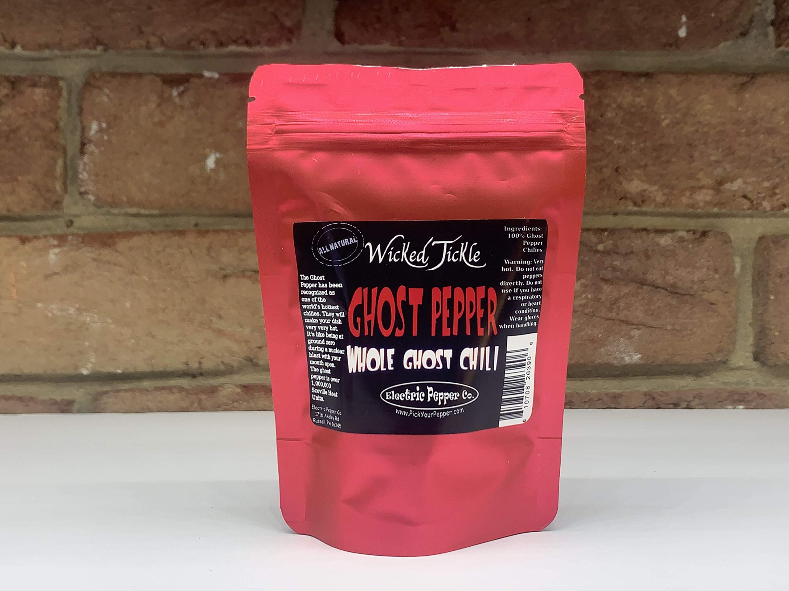 Wicked Tickle Superhot Chili Pepper Gift Set – Ghost, Scorpion & Reaper Whole Dried Peppers