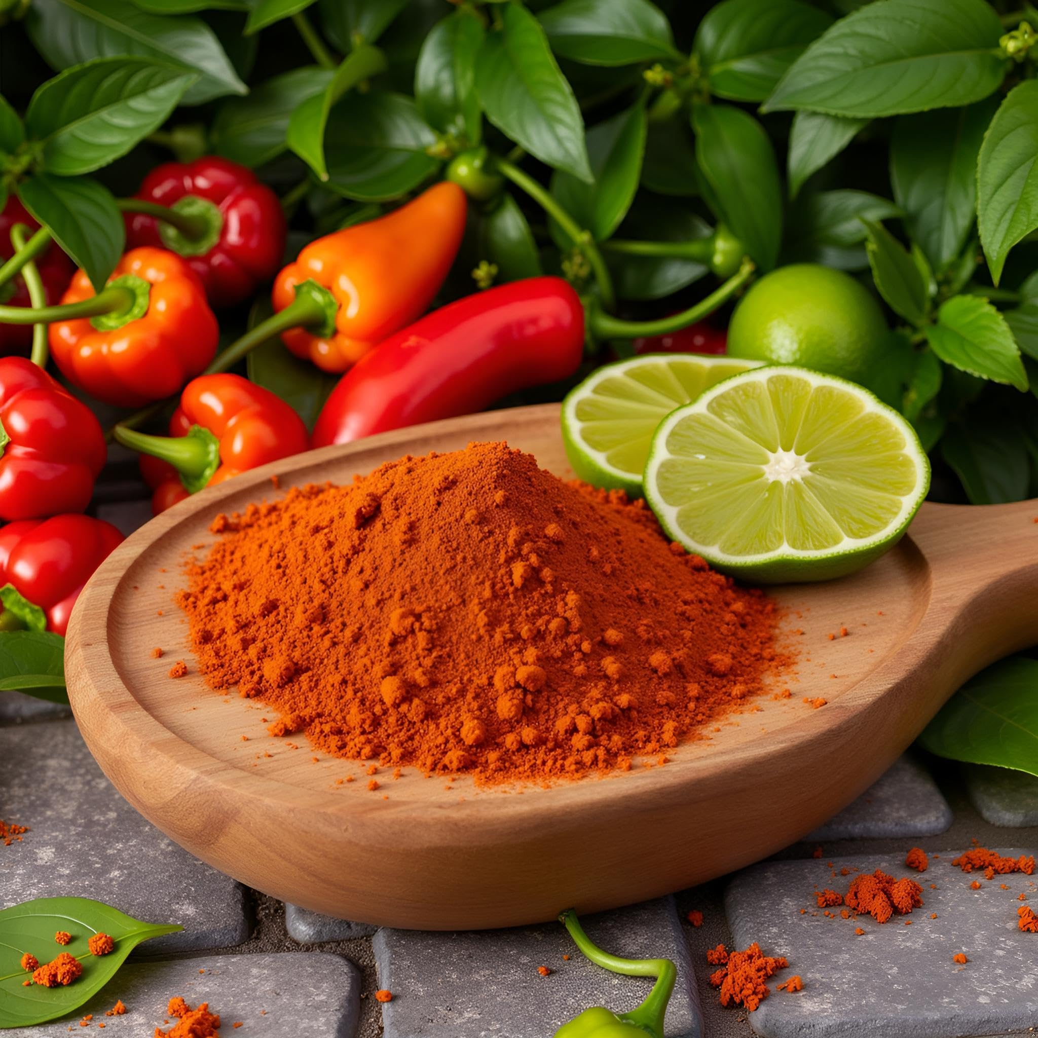 Essential Spice Carolina Reaper Chili Powder – Extremely Hot Ground Pepper with Fruity, Smoky Flavor – Made from 100% Pure Reaper Chilies – For Hot Sauce, Chili, Meat Rubs & Extreme Heat Lovers (1 Pounds)