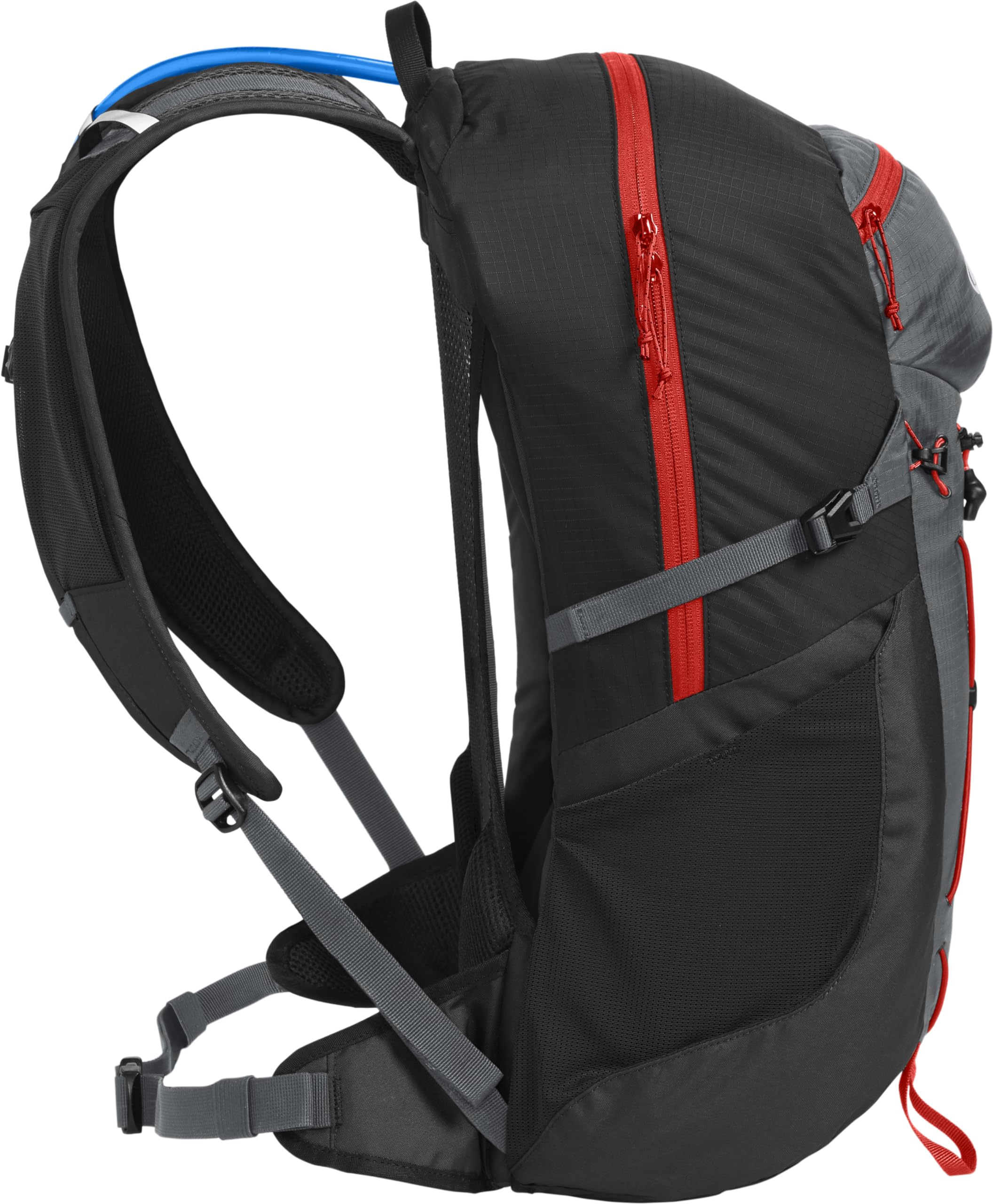 CamelBak Fourteener 26 Hiking Hydration Backpack Graphite/Red Poppy, 100oz