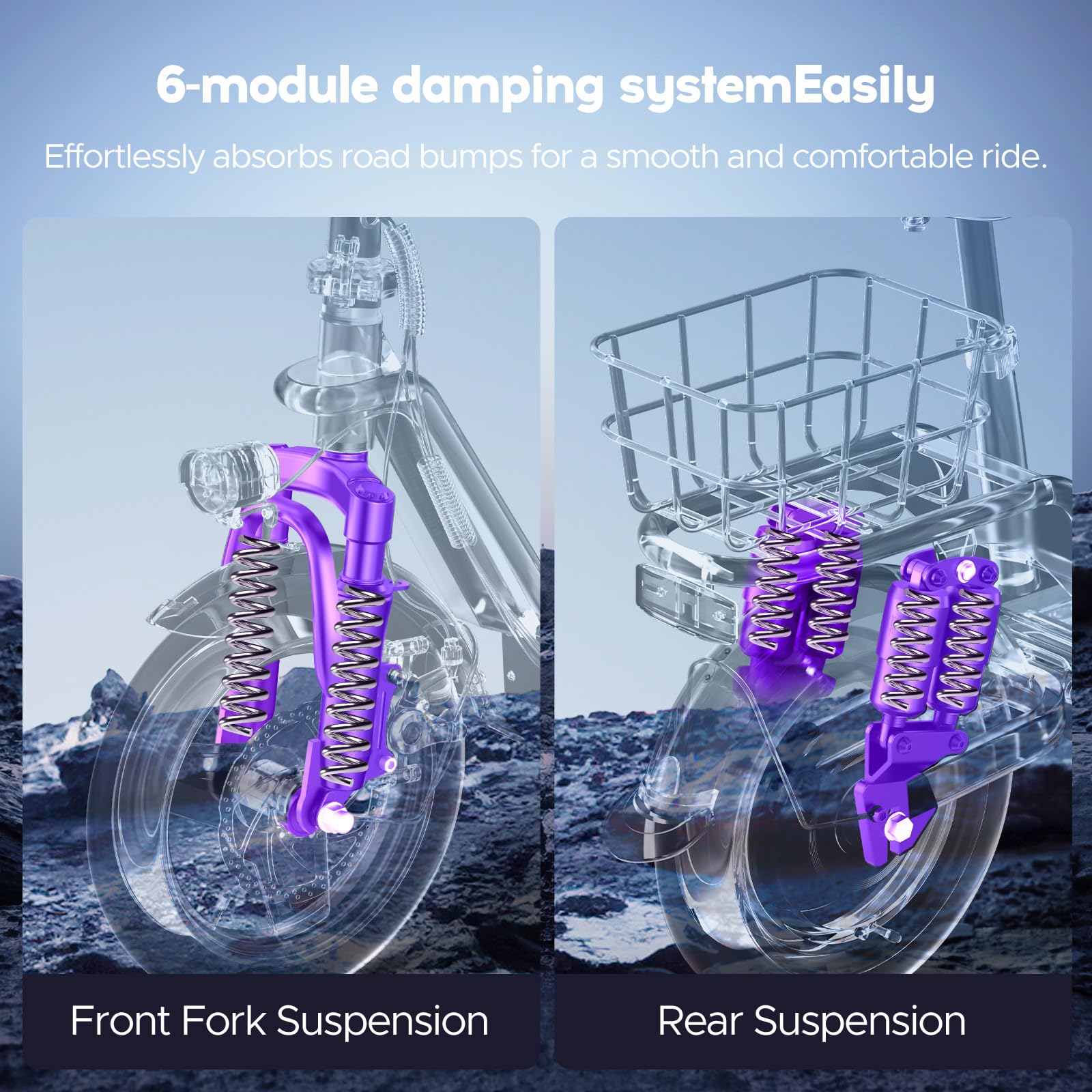 Electric Scooter with Seat for Adults,1000W Peak Power, 35-Mile Range, 20MPH, 14" Tires, Foldable Commuter E-Scooter with Basket for Pets Dogs and Items, 330lbs Max Load