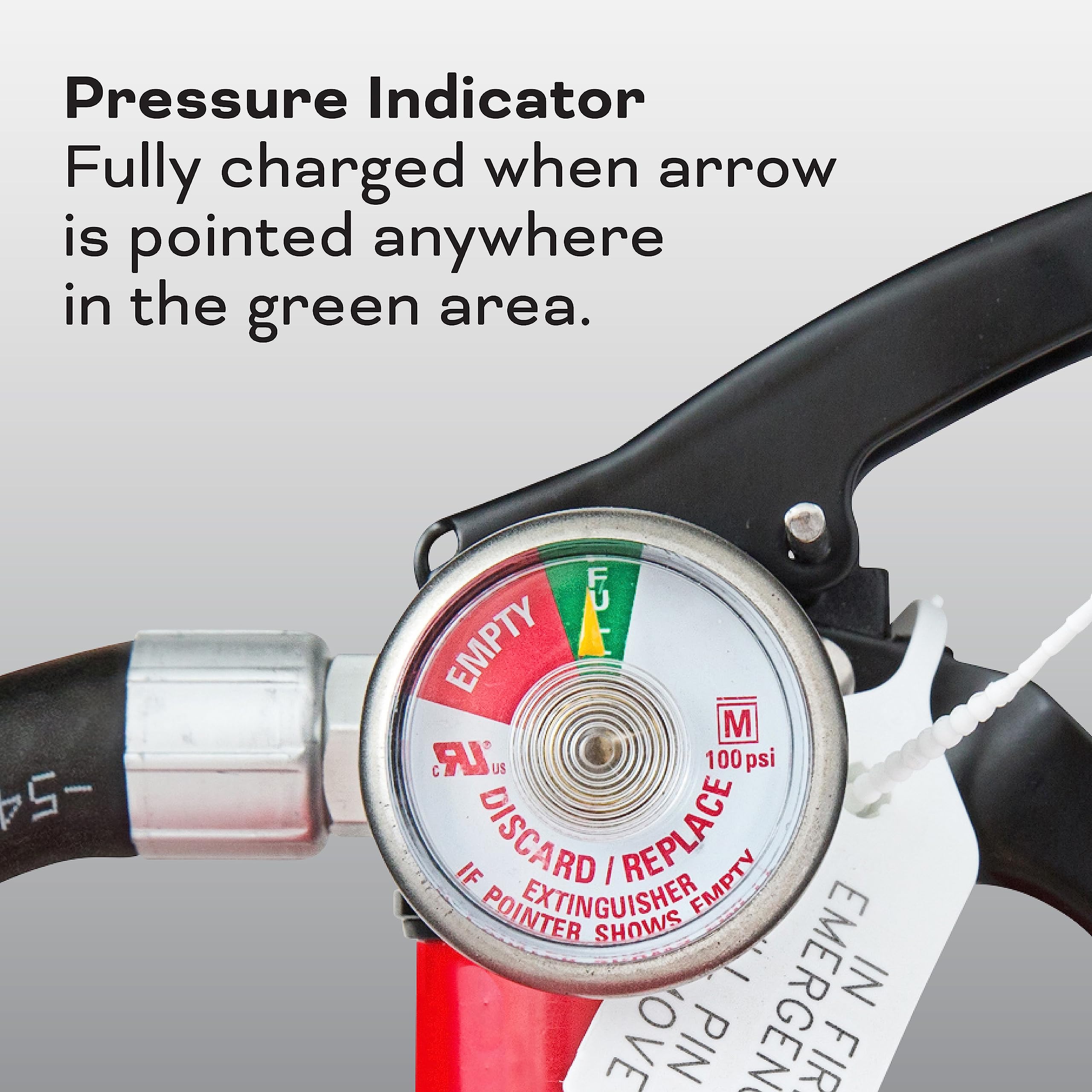 Kidde Fire Extinguisher for Home & Office Use, 2-A:10-B:C, 7.13 Lbs., Hose & Wall Mount (Included)