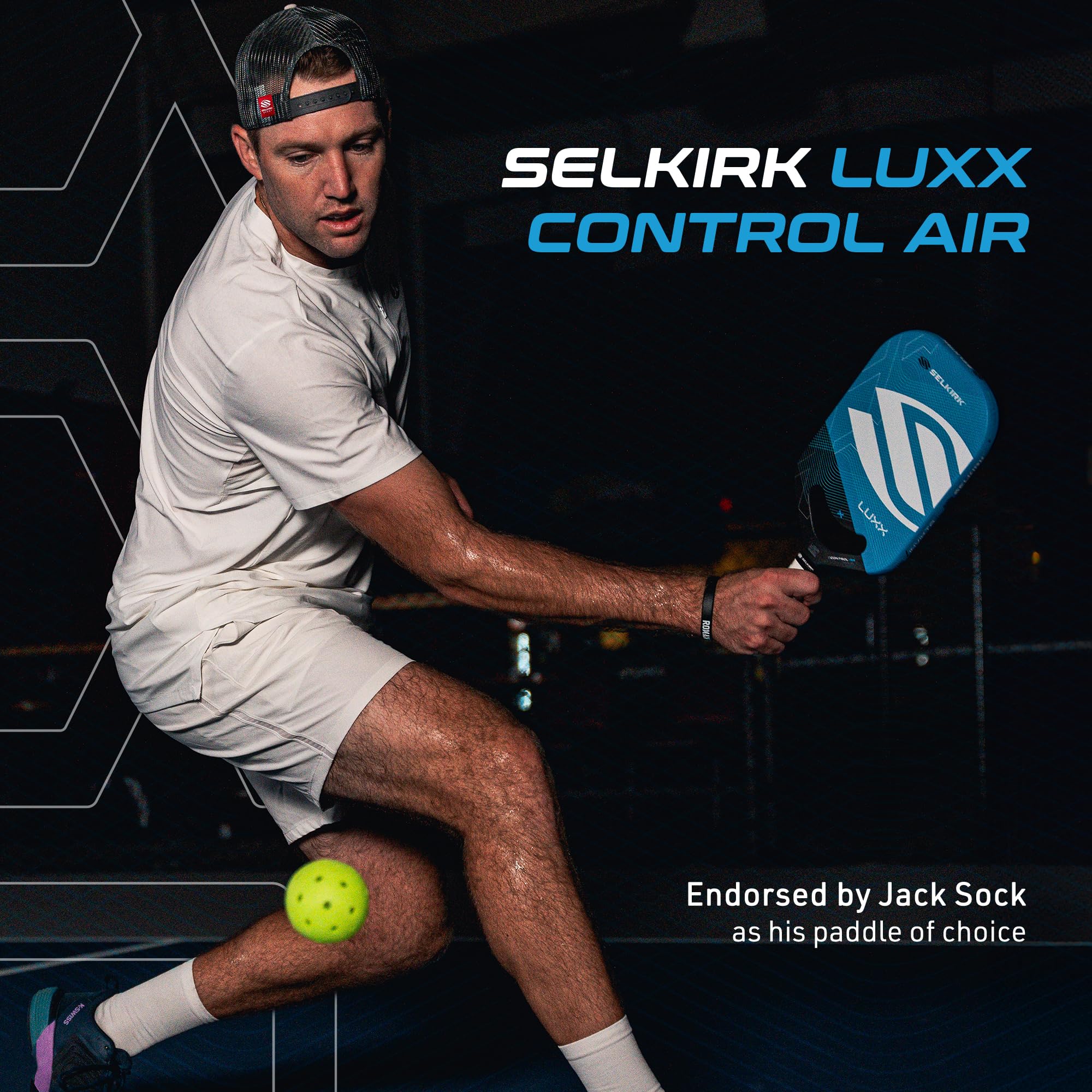 Selkirk LUXX Control Pickleball Paddle | Florek Carbon Fiber Pickleball Paddle with a Polypropylene X7 Core | The Pickle Ball Paddle Designed for Ultimate Power & Control | Invikta Blue