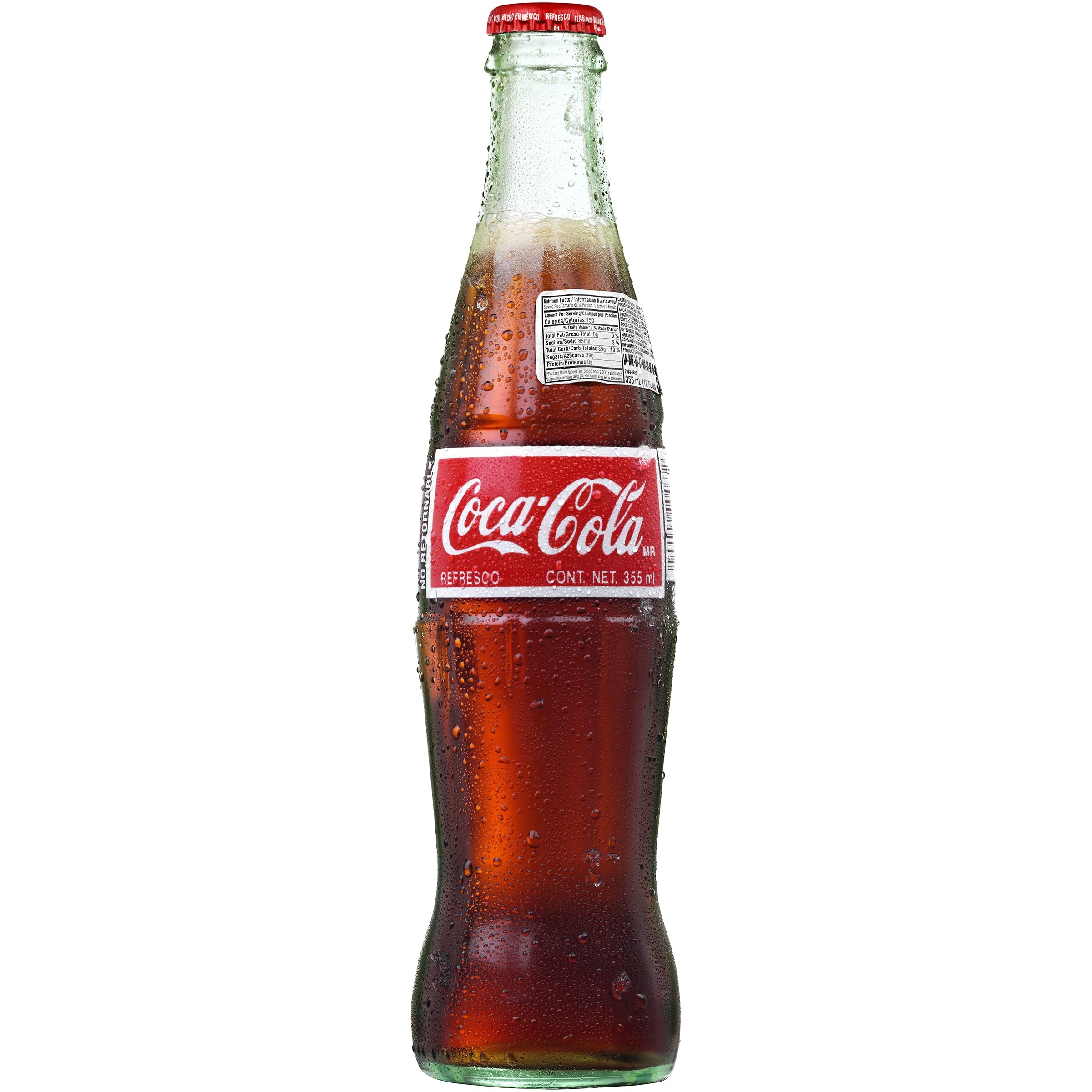Code de Mexico Coke Glass Bottle, 12 fl oz, 24 Pack