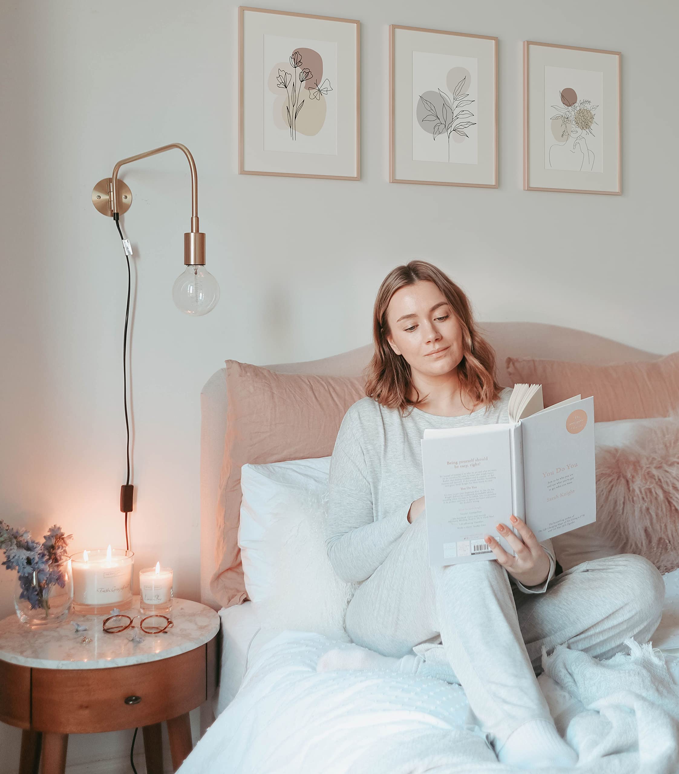 Homeforia - 12x16 inch Metal Picture Frame - 12 x 16 Aluminum Photo Frames - 12x9 Mat - Tempered Glass - Wall Hook Included - Set of 1 - Rose Gold