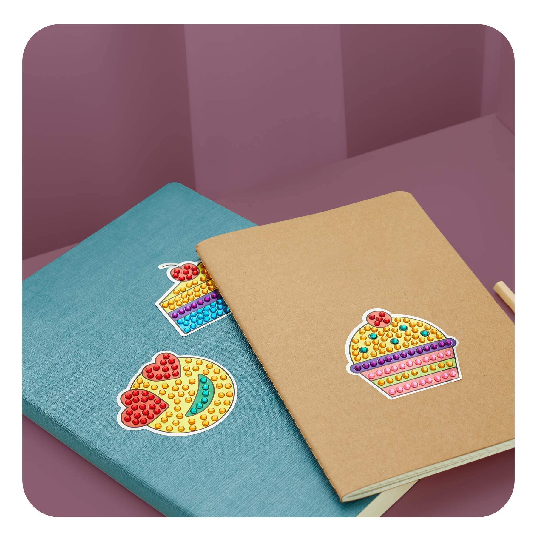 Dan&Darci Diamond Art Kit for Kids - Gem Painting Arts & Crafts Kits for Ages 6-12, Gifts for 6, 7, 8, 9, 10, 11, 12 Year Old Boy & Girl - Girls Birthday Toys Gift Ideas - Craft Activities Age 6+