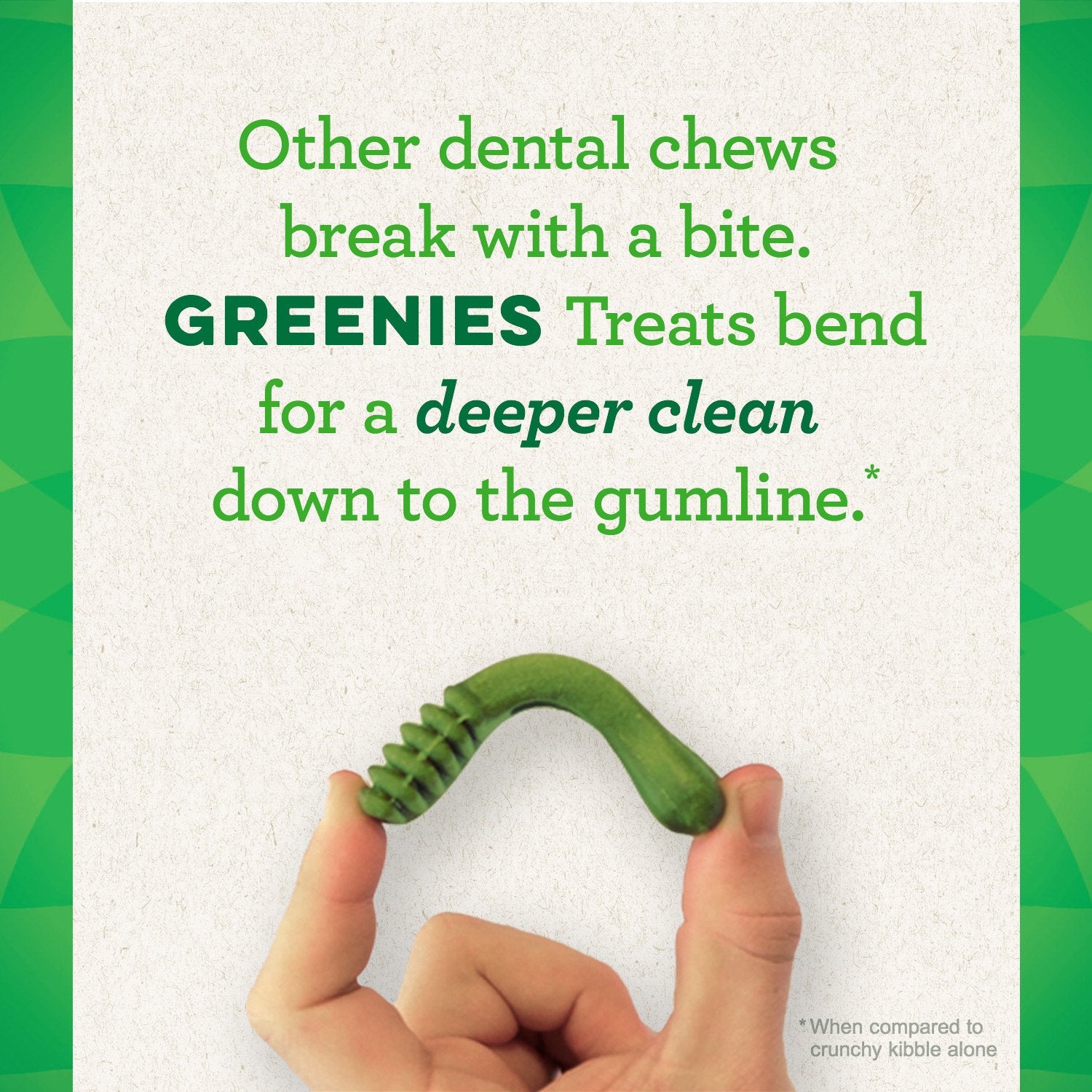 Greenies Regular Natural Dental Care Dog Treats Fresh Flavor, 12 oz. Pack (12 Treats)