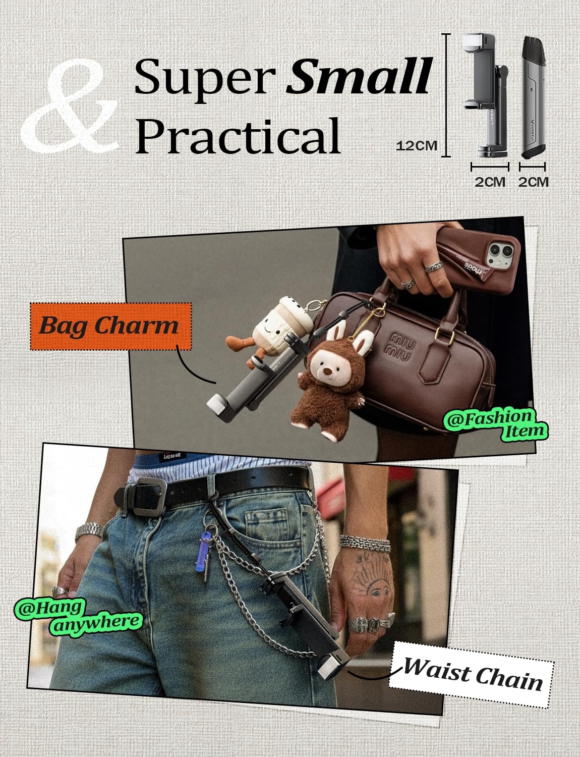 LISEN Best Airplane Tech Gadgets Tech Accessories Airplane Phone Holder (LED Light) Travel Essentials for Flying Gifts for Women Her Long Flight Travel Accessories for Women Men Selfie Photography