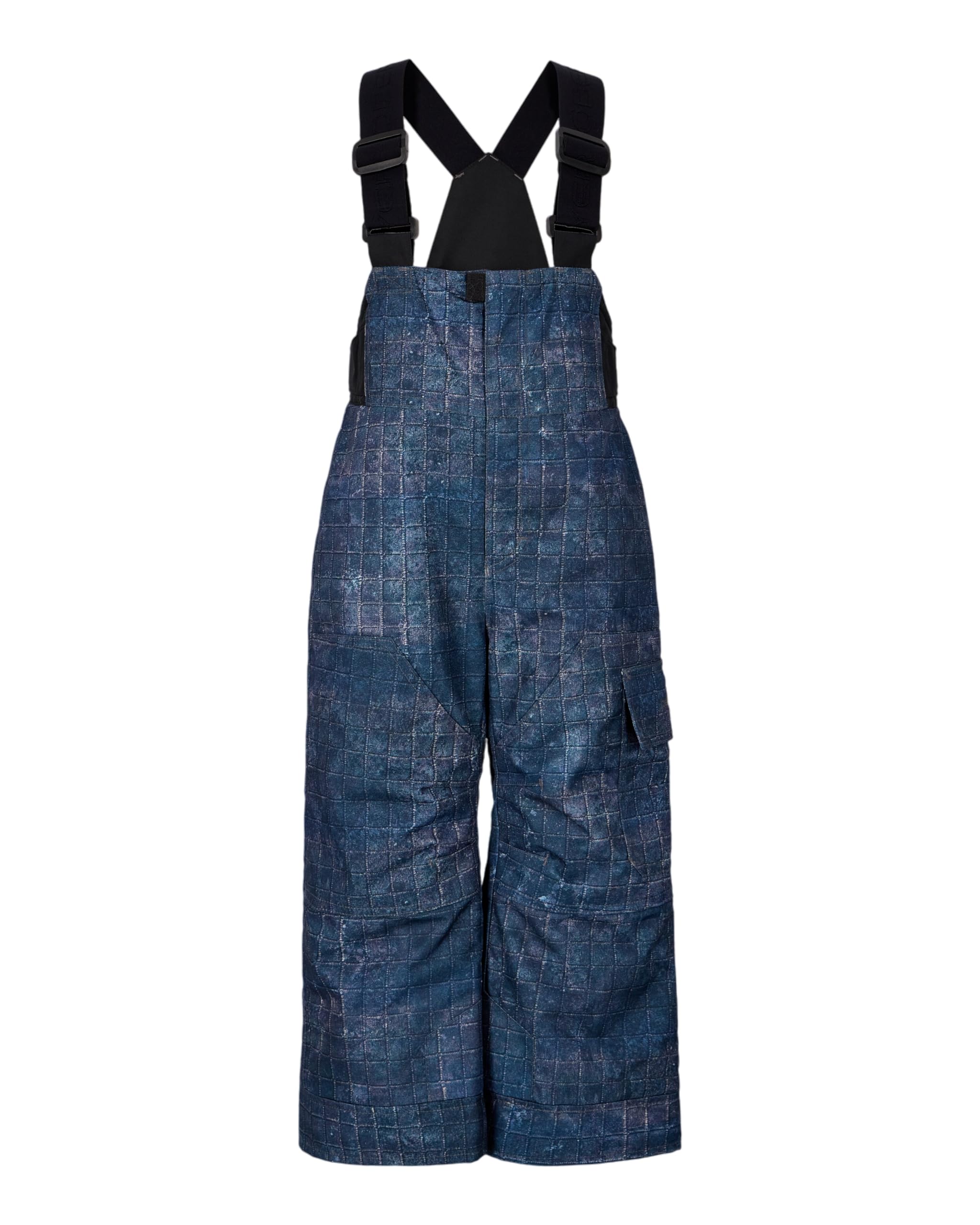 Obermeyer Volt Print Bib Pants - Kids Boys - Blue Grey Rippin - Size 6