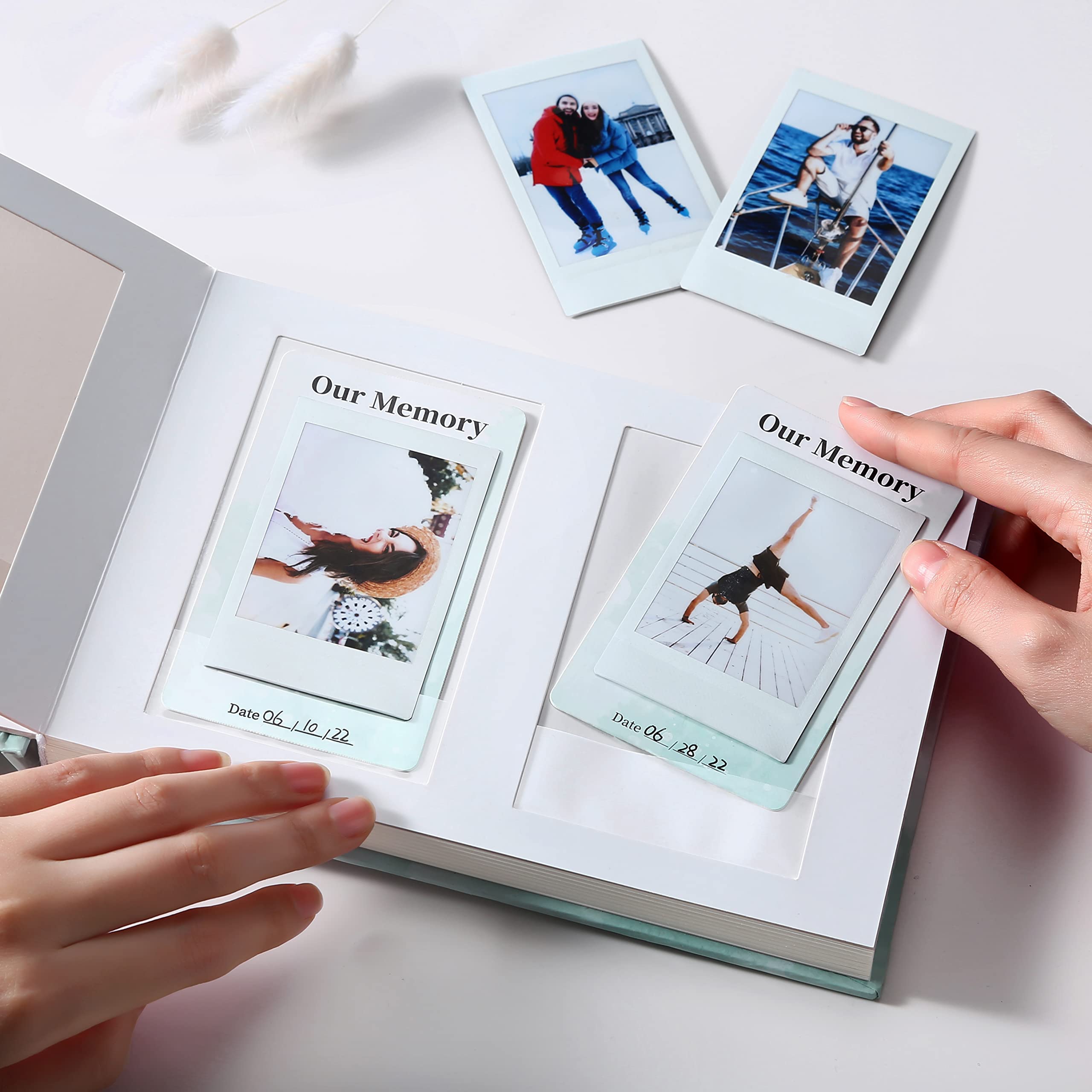 40 Date Ideas for Couples Date Night - Unique Scratch Off Date Night Games for Couples with Adventure Photo Album Book, Romantic Newlywed and Wedding Anniversary Couples Gifts for Him and Her