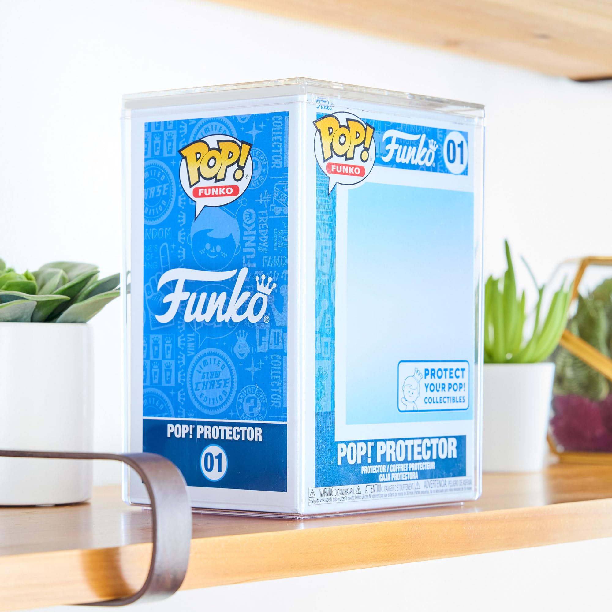 Funko Pop Premium - Premium Protector Display Cases - for Funko Pop Collectable Vinyl Figures - Durable, Crystal Clear, and Stackable Storage