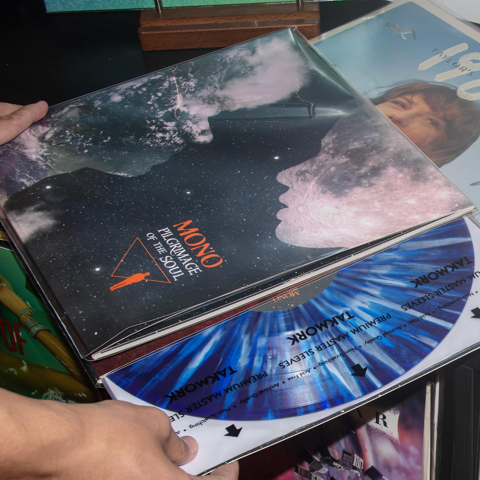 Gatefold Record Sleeves Albums Covers: 12 inch Vinyl Record Outer Sleeves 3 Mil Plastic Clear LP Protective Sleeves, 10pcs