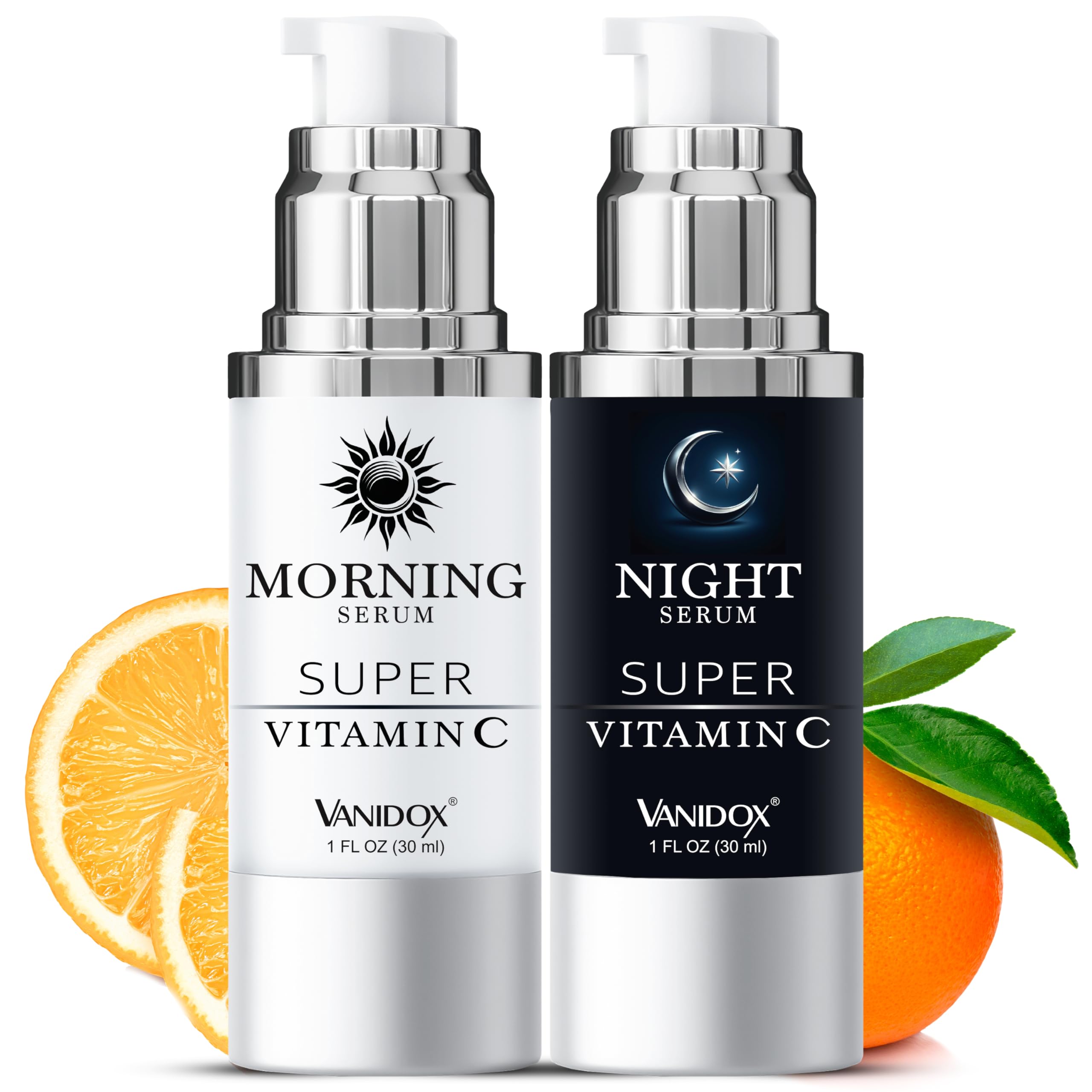 VANIDOX Super Vitamin C Serum for Women Over 70, All-In-One Formula, Made in USA, Hydrates, Firms, Lifts, and Targets Wrinkles, Age Spots, and Fine Lines, Vitamin C Serum (1fl oz x 2)
