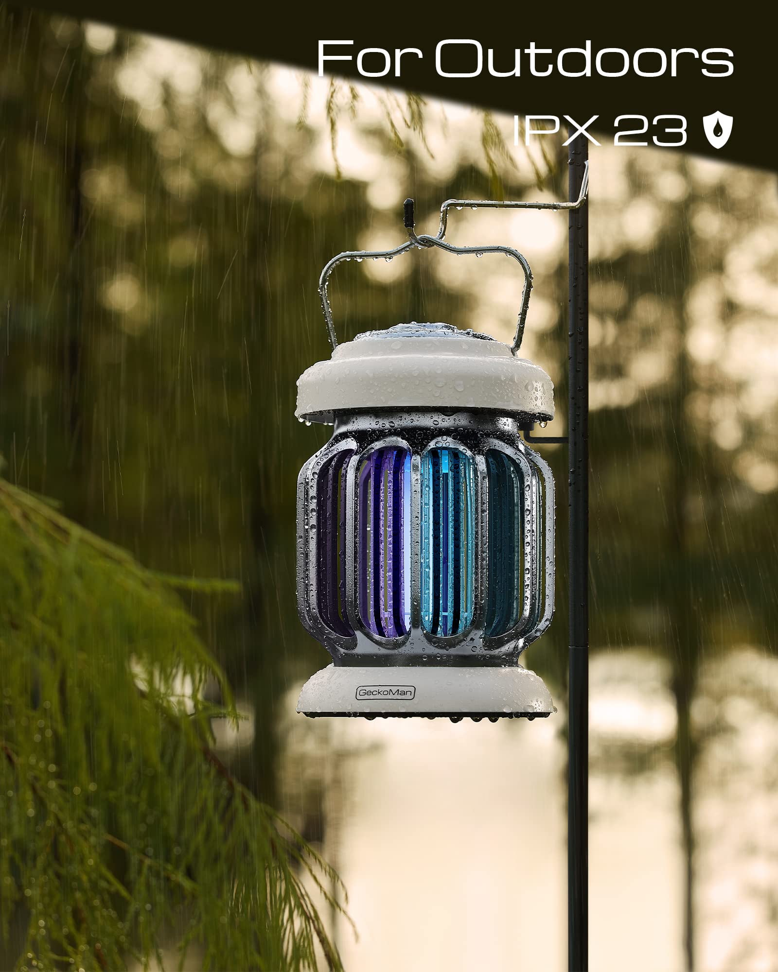 Hybrid Spectrum, Waterproof Switch Bug Zapper Outdoor Bug Zapper Indoor Bug Zapper Mosquito Repellent Outdoor Patio Mosquito Zapper Electric Fly Zapper Fruit Fly Trap for Indoors Mosquito Killer