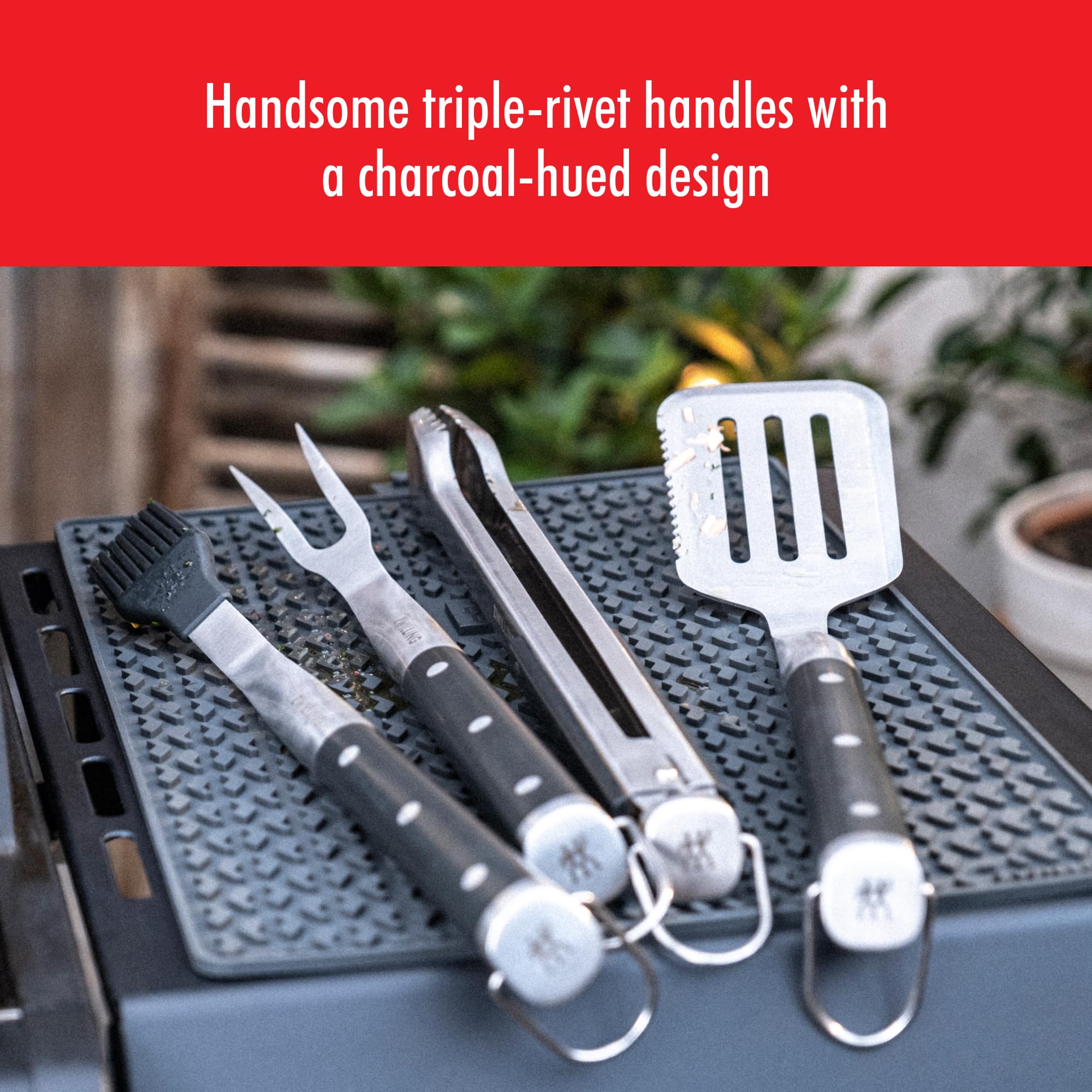 ZWILLING BBQ+ 5-pc Grill Tool Set