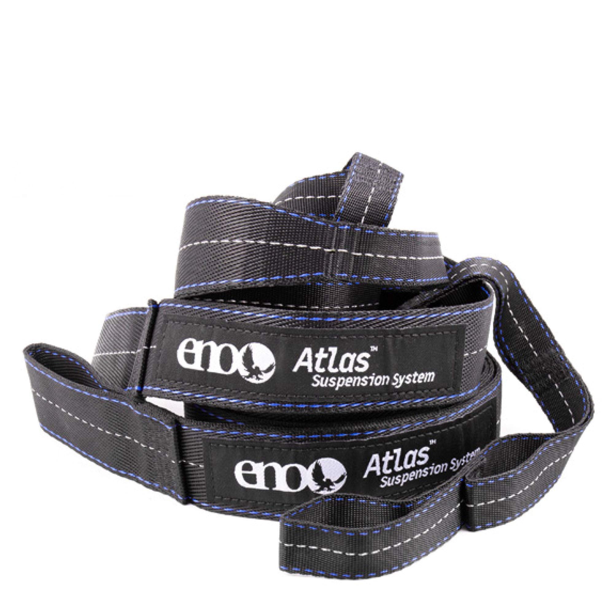 ENO Atlas Suspension System - Tree Strap for Hammock - Accessories for Camping, Hiking, and Backpacking - Black/Royal