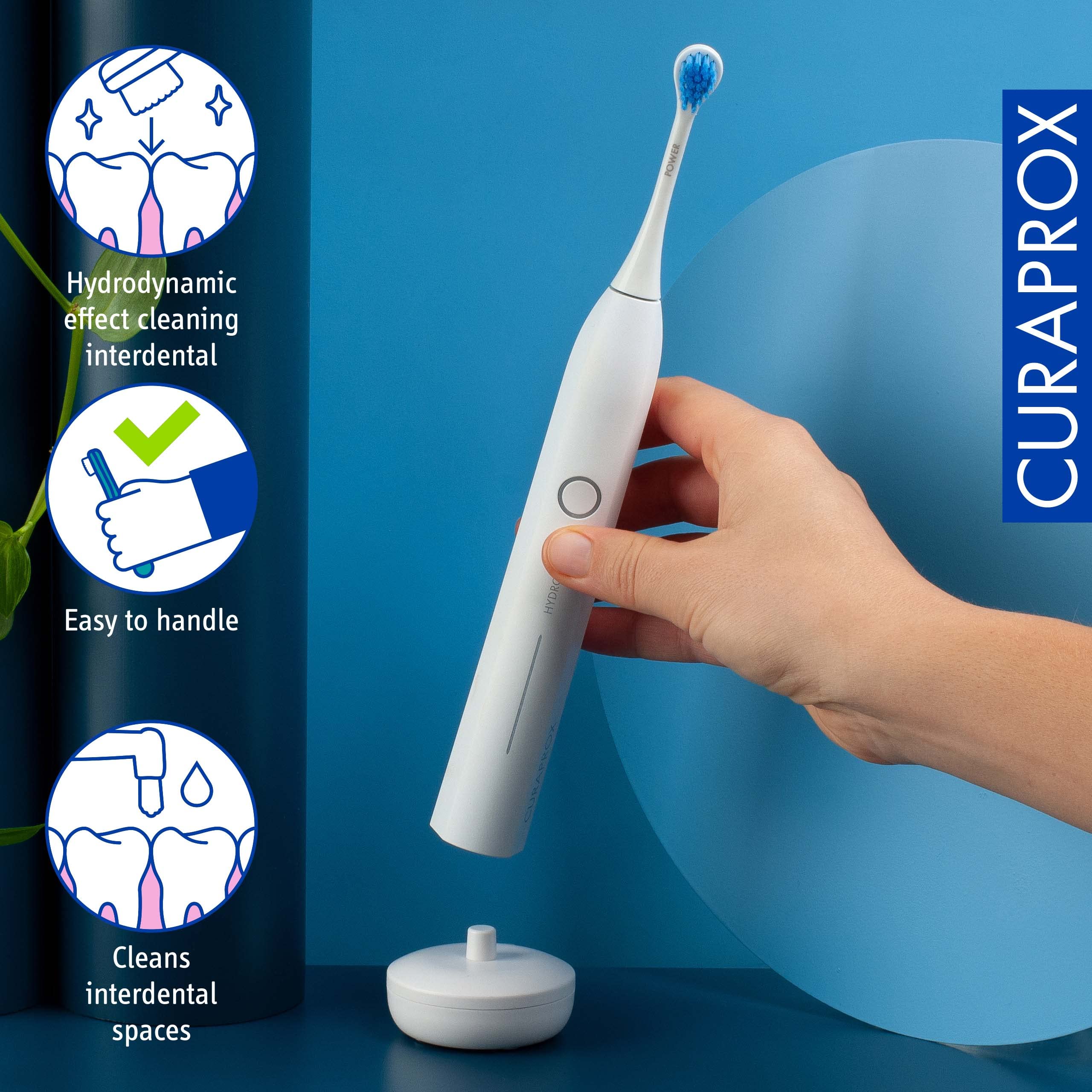 Curaprox Pro Electric Toothbrush With Charger and Travel Case