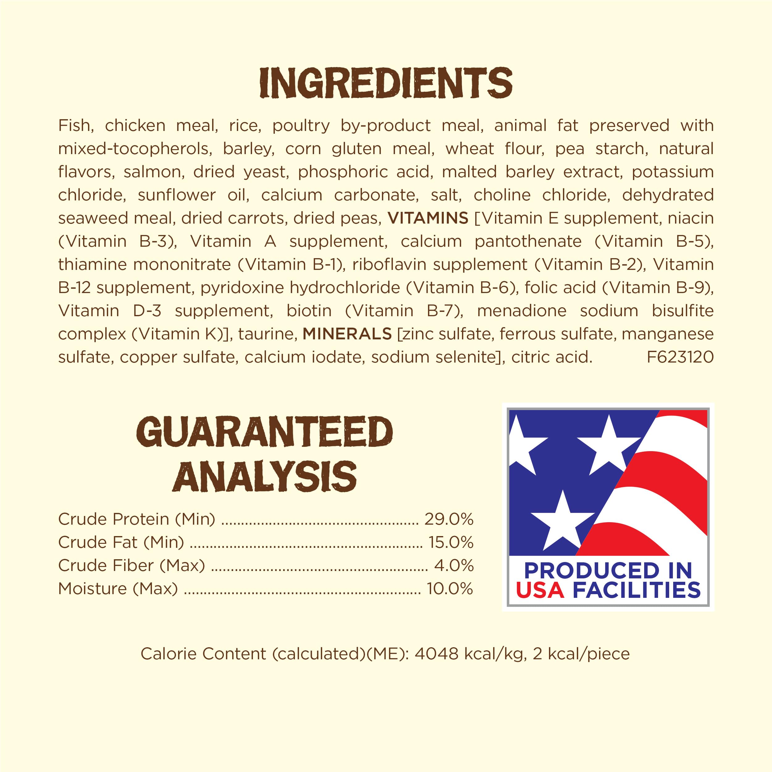 Purina Friskies Natural Cat Treats Party Mix Natural Yums With Real Salmon and Added Vitamins, Minerals and Nutrients - 20 Oz. Canister