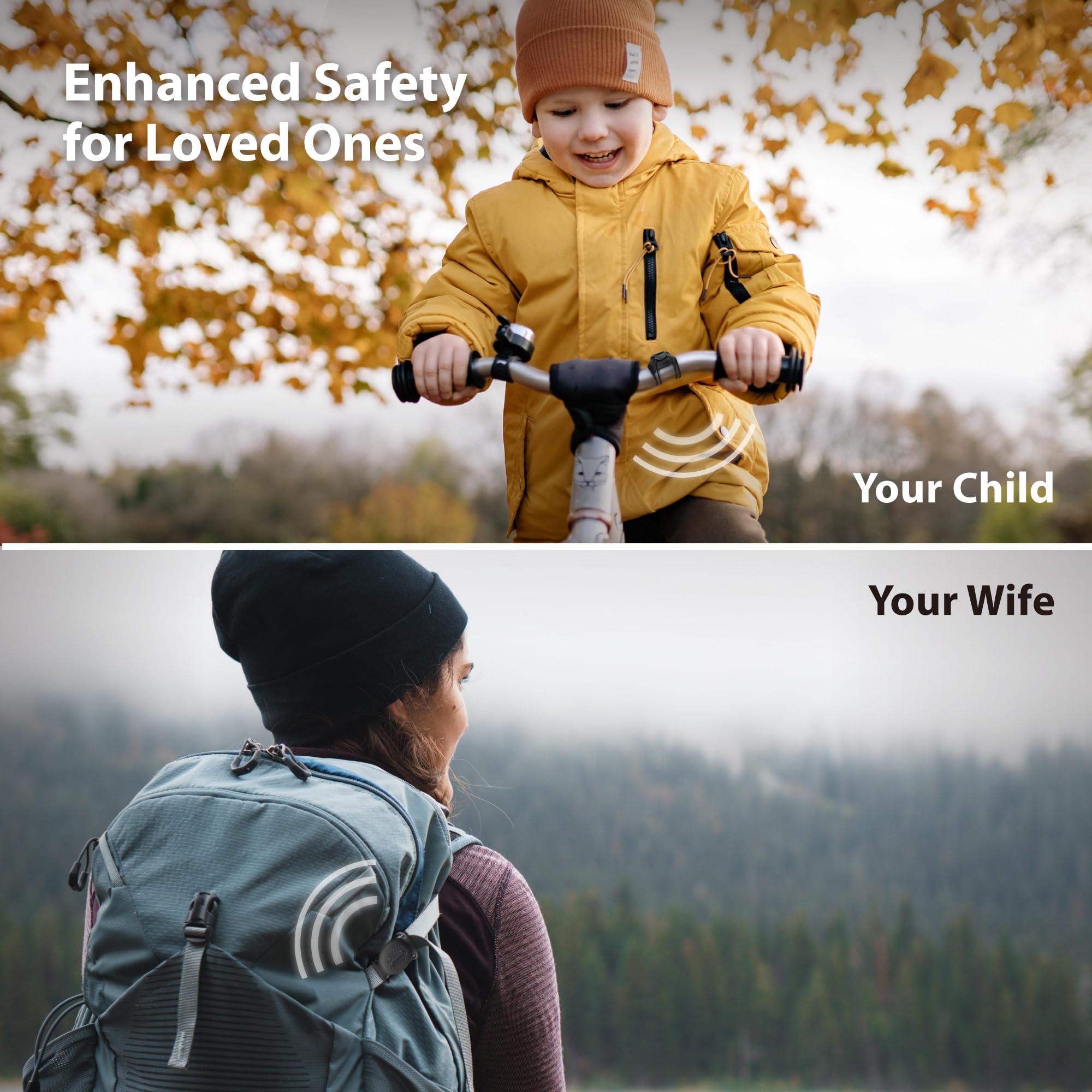 BONE Bike AirTag Strap, Hidden Bicycle GPS Tracker Case for Apple AirTag, Ultra-Lightweight Scratch-Free & Waterproof Silicone Holder, Anti-Theft Seatpost Mount for Mountain Bikes & Scooters