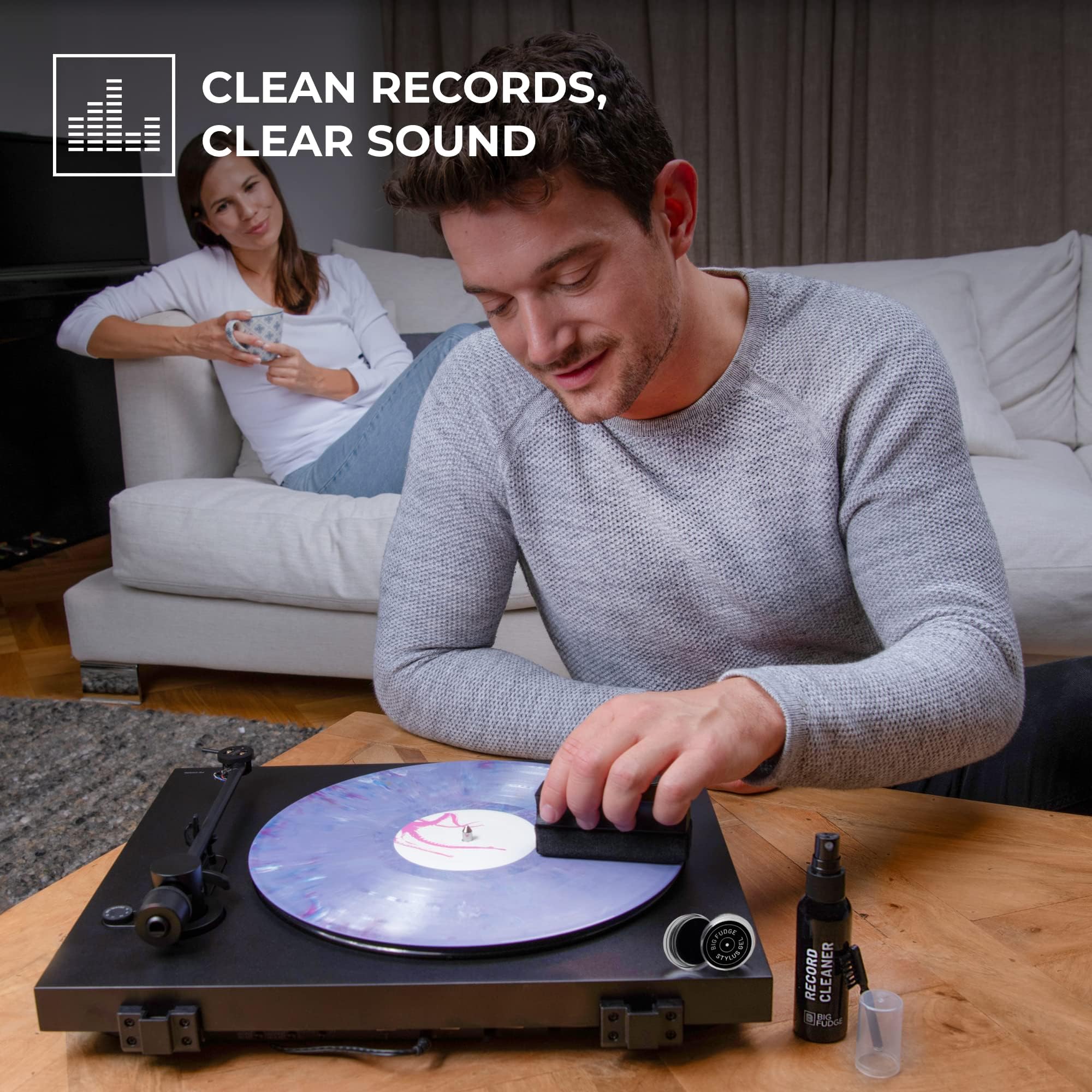 Big Fudge Complete Vinyl Record Cleaning Kit - Par (Essential Cleaning Kit)