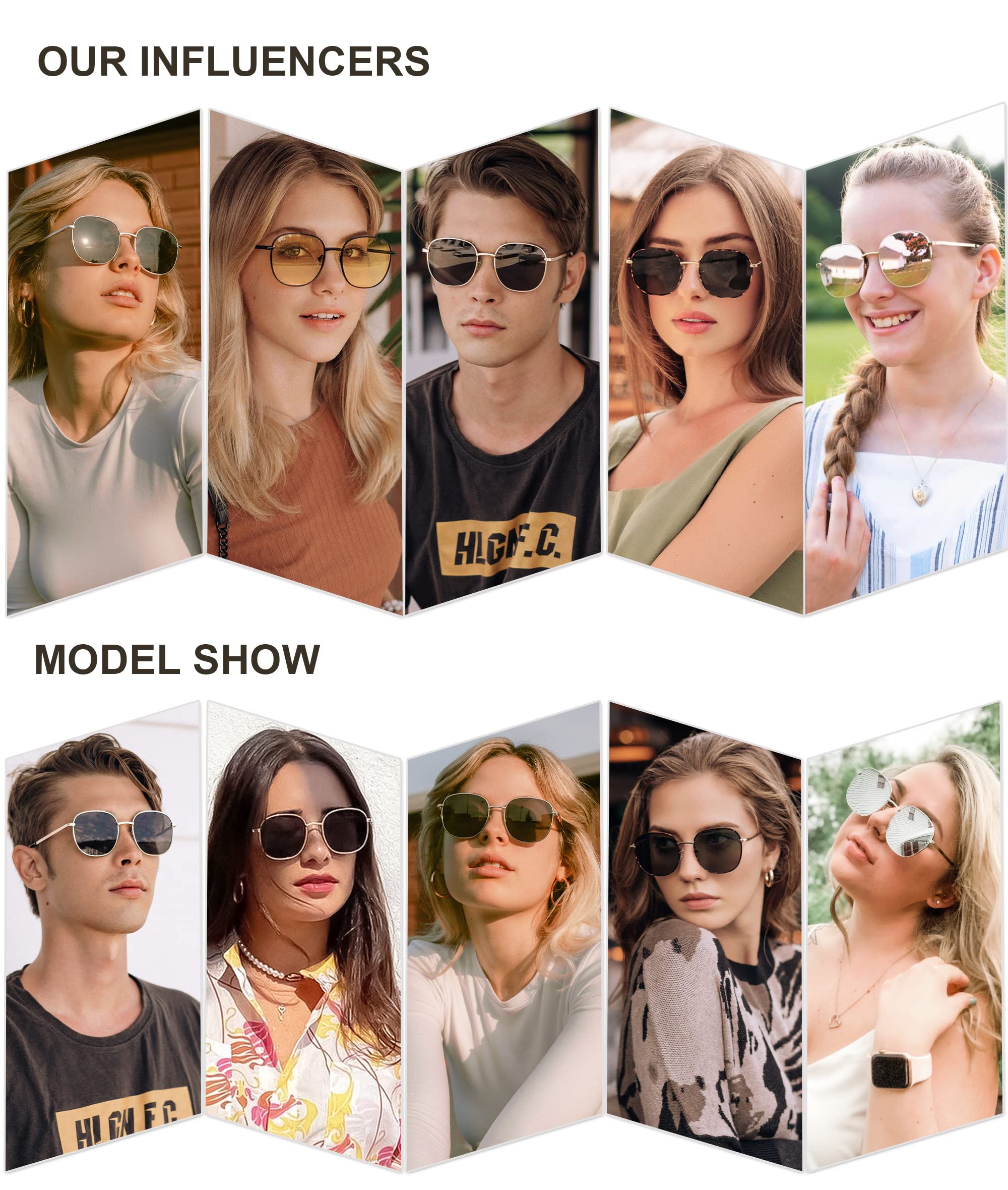 SOJOS Classic Trendy Square Sunglasses for Women Men Cute Big Frame Gold Shades SJ1137, Bright Gold/Grey