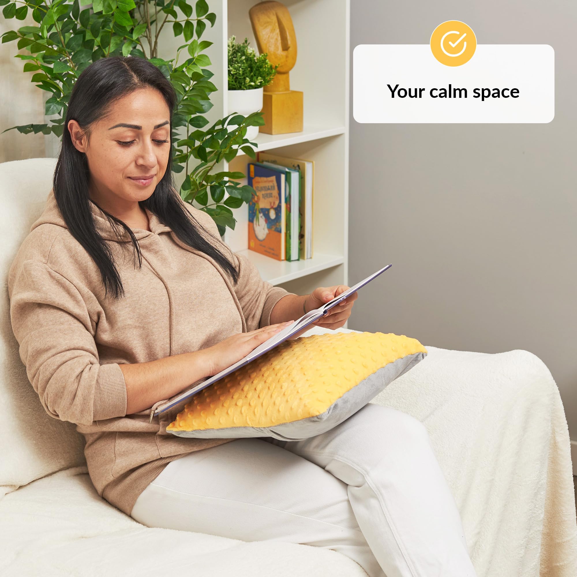 ODOXIA Vibrating Pillow for Autistic Kids | Sensory Pillow for Kids & Adults | Relaxing, Huggable Feeling | Sensory Vibration | Vibrating Items for Autism | 2 AA Batteries Required