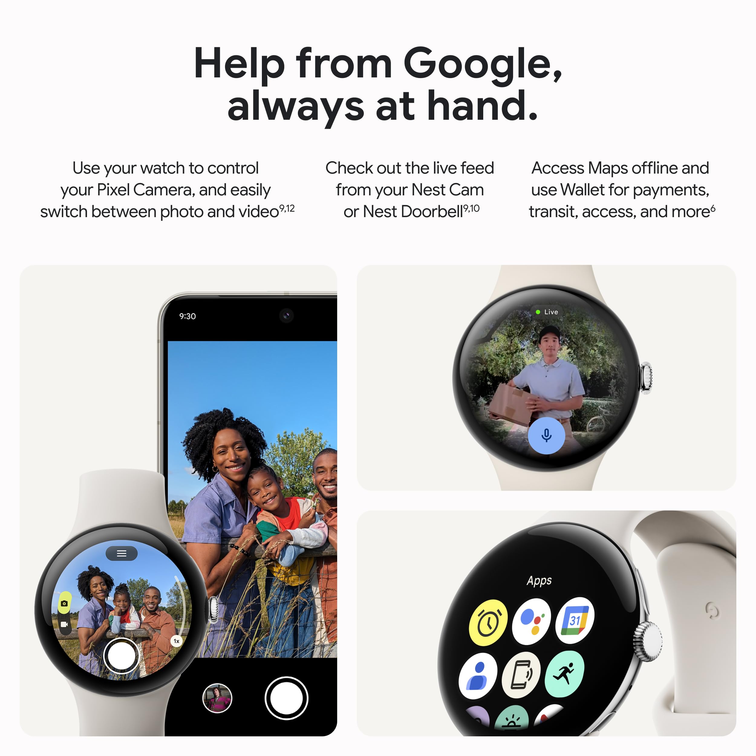 Google Pixel Watch 3 (41mm) Latest Model - Android Smartwatch with Heart Rate Tracking, Advanced Running from Fitbit, Fitness Insights, 24-Hour Battery - Matte Black Aluminum Case - Obsidian Band WiFi