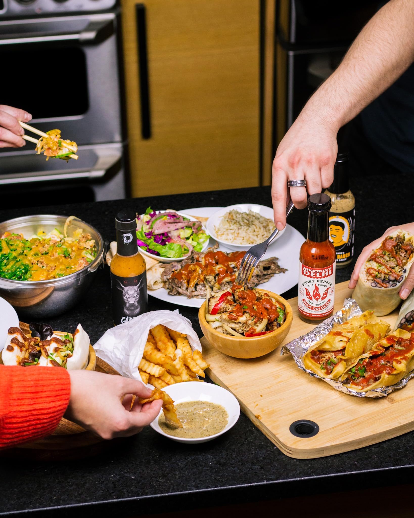 Hot Ones Season 20 Lineup, Hot Sauce Challenge Kit Made with Natural Ingredients, Unique Condiment Gift Box is the Ultimate Variety Pack for Spice Lovers, 5 fl oz Bottles Produced in Small Batches (10-Pack)
