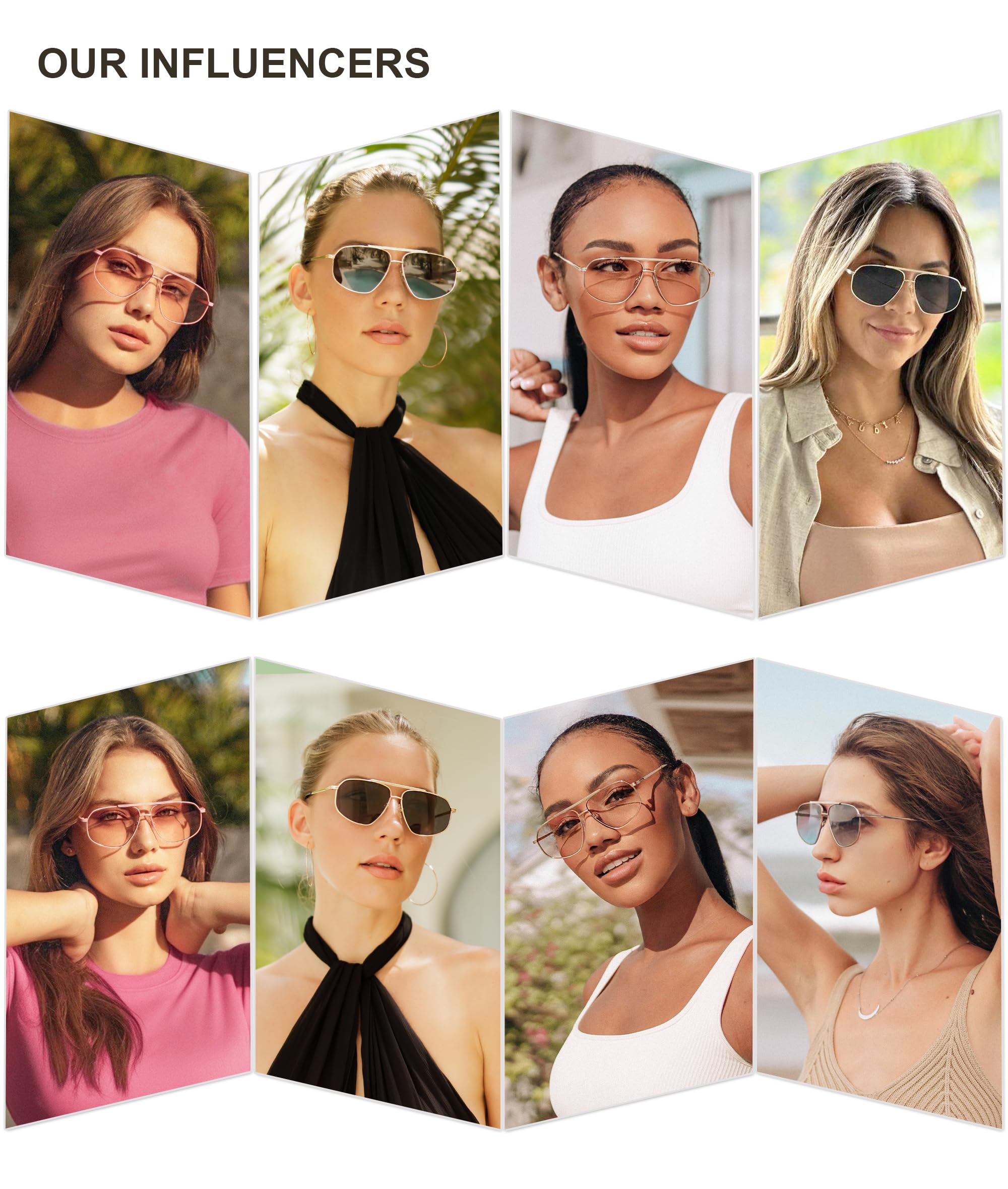 SOJOS Retro Hexagon Aviator Sunglasses for Women Men Trendy Vintage UV400 Protection Shades SJ1200, Gold/Light Brown