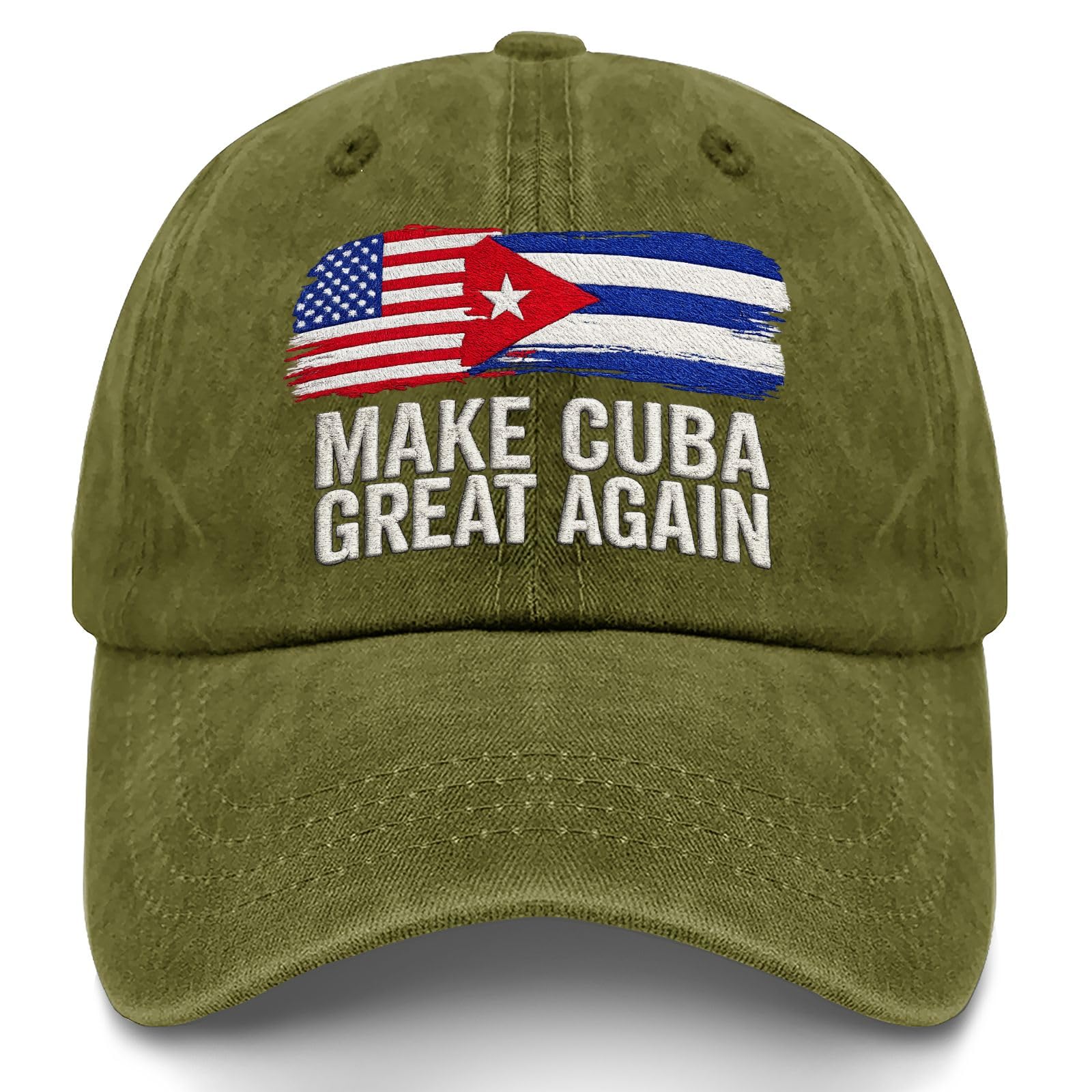 Make Cubas Great Again Embroidered Sun Hat Beach Caps for Her