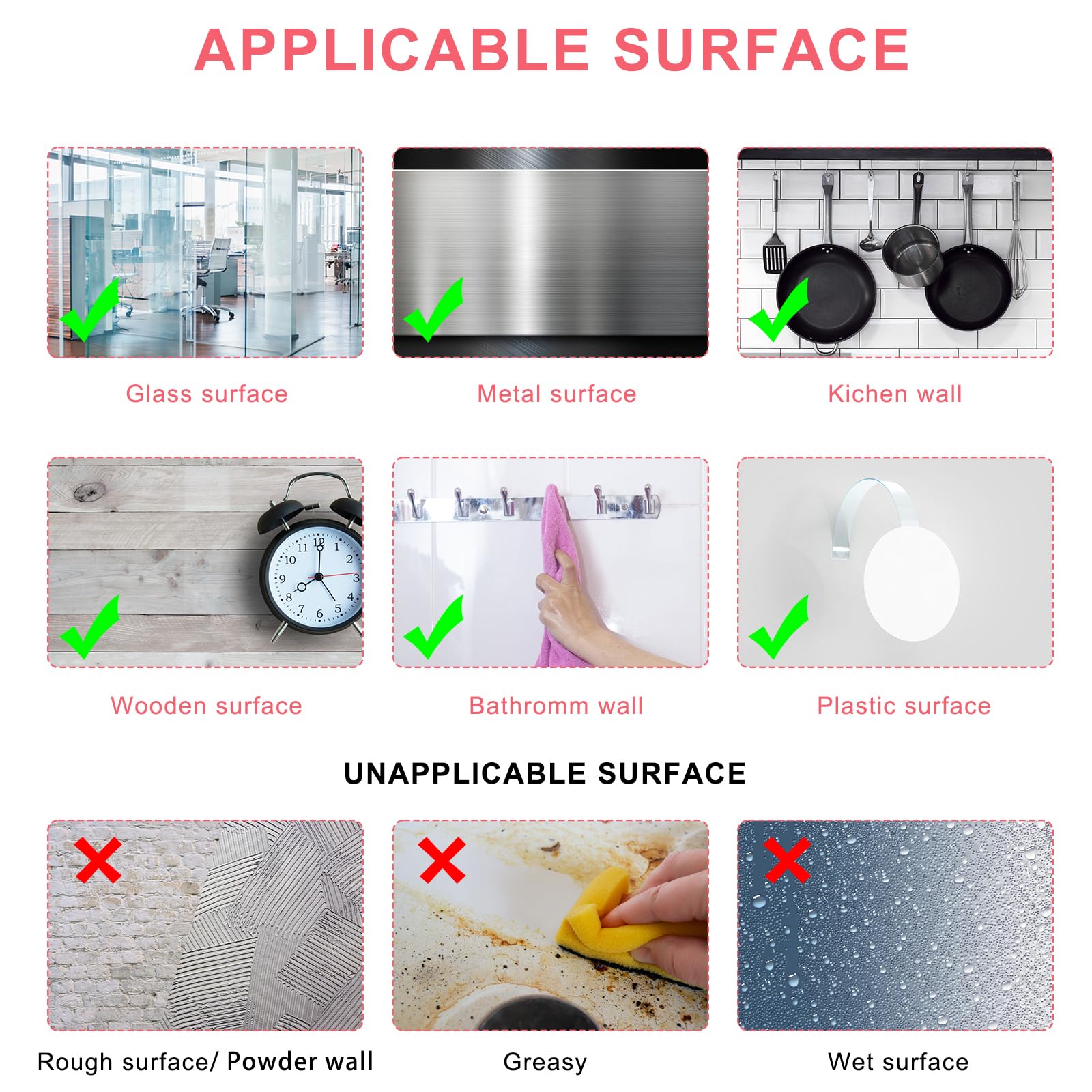 Ohayooz Extra Strong Double Sided Tape Heavy Duty 10FT, Very Sticky Adhesive Double Sided Mounting Tape Waterproof, Works Great Indoors and Outside, Walls, Automotive, Home Office Deco