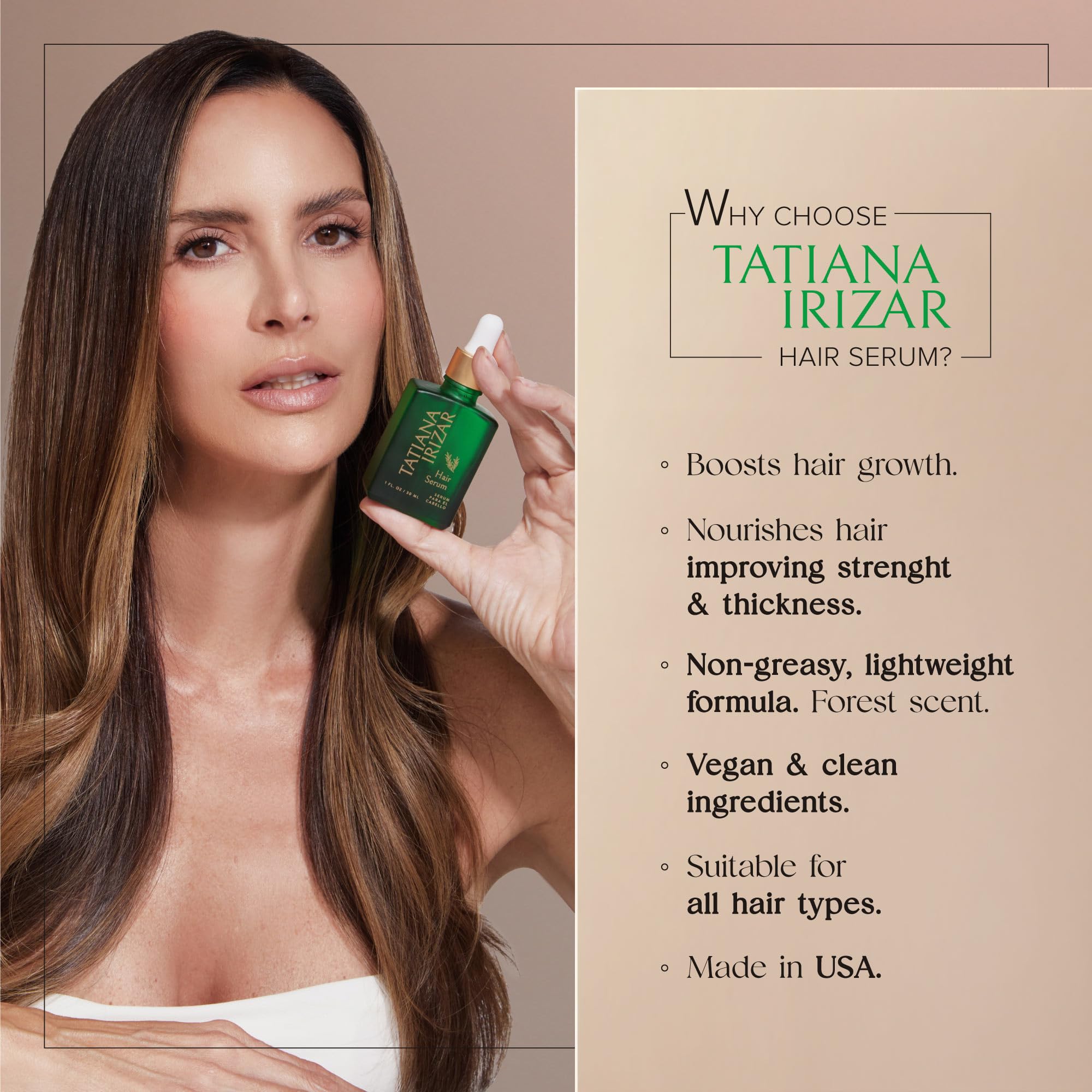 Hair Serum for Hair Growth Serum Women Made in USA - Scalp Serum for Hair Growth Non-Greasy Rosemary & Amla Hair Care - Natural 1 Fl.Oz Hair Loss Treatments for Women Regrowth Treatment