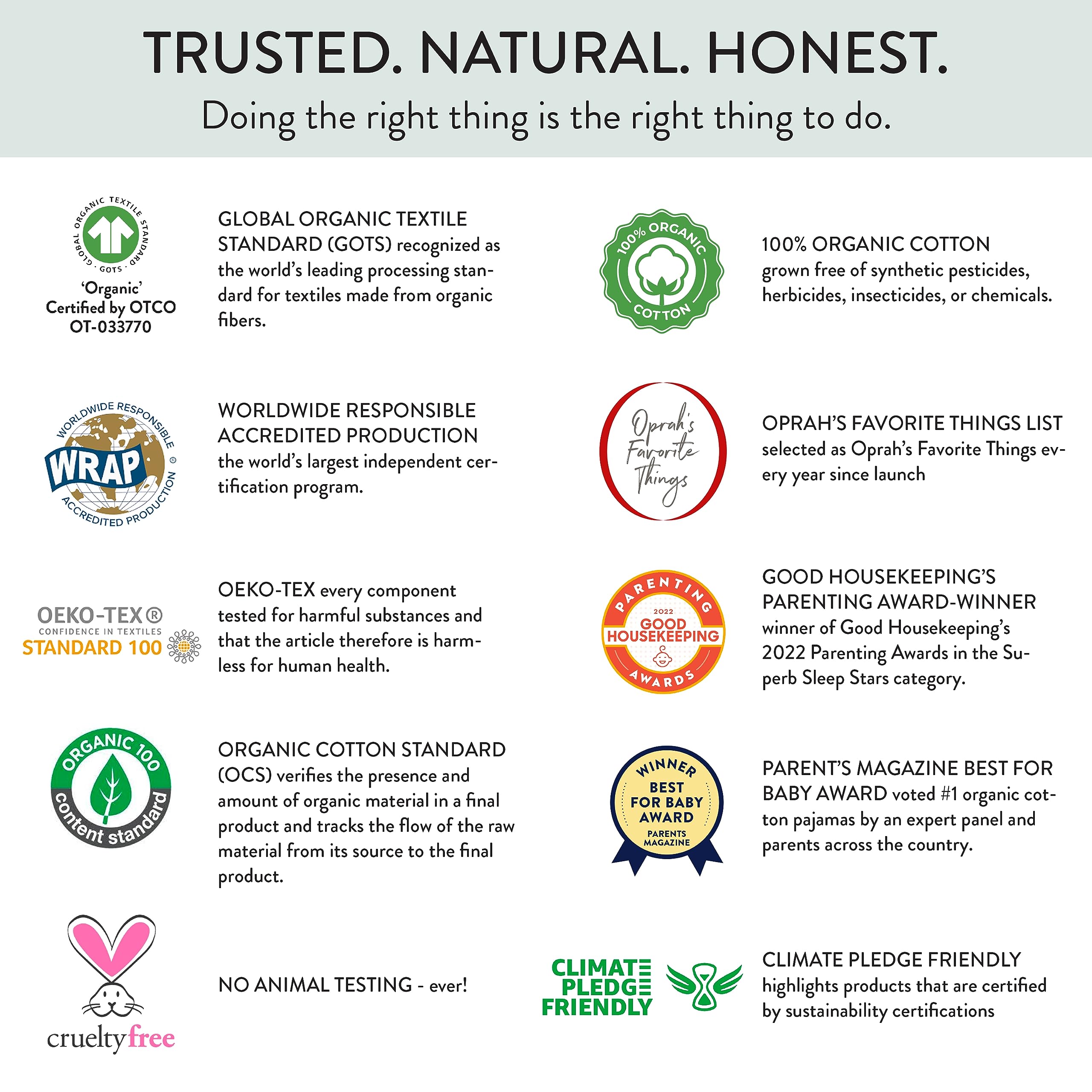 HonestBaby Family Matching Holiday Pajamas Organic Cotton for Men, Women, Kids, Toddlers, Baby Boys, Girls, Unisex Pets , Feelin' Pine, 2T