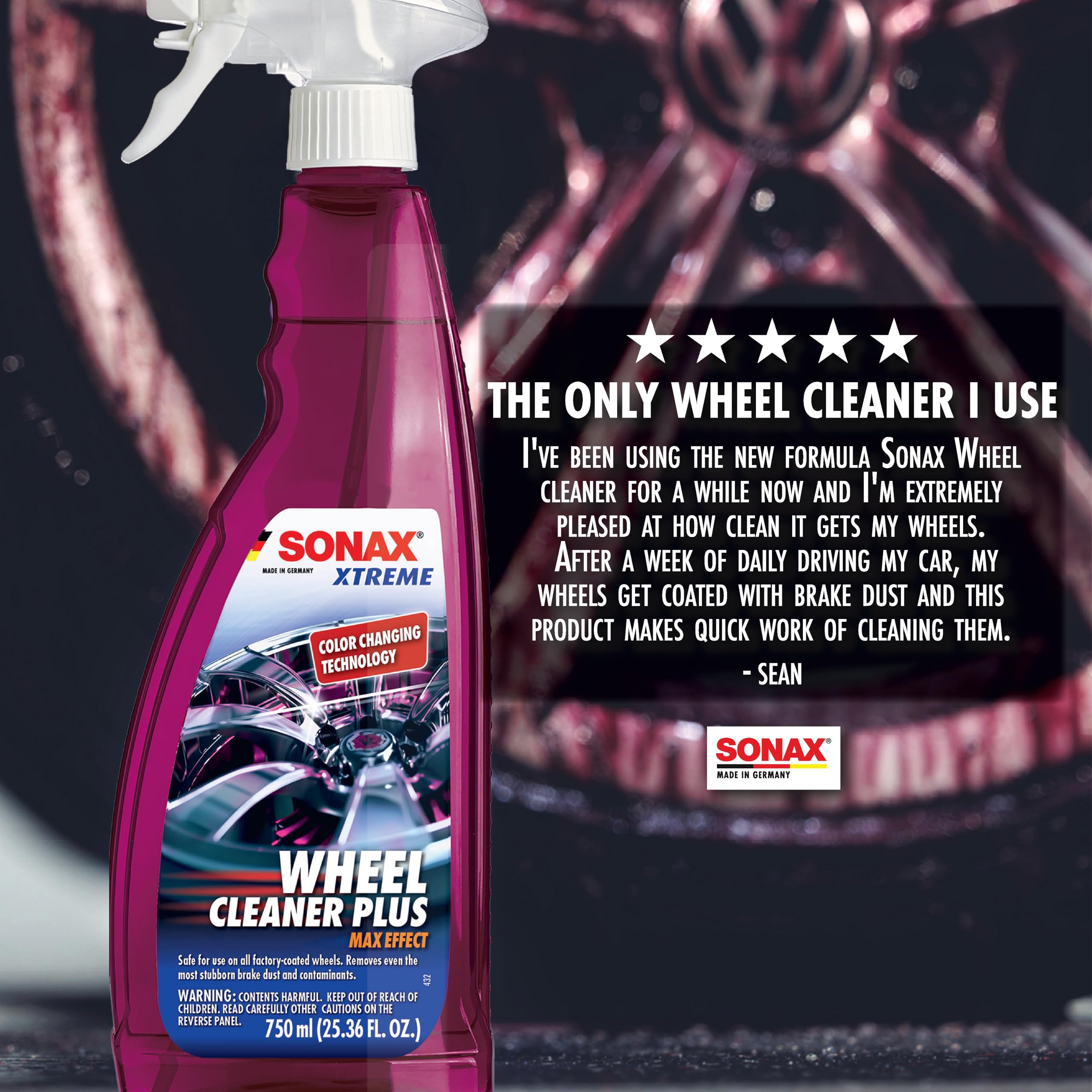 Sonax (230505) Wheel Cleaner Plus - 169.1 fl. oz.