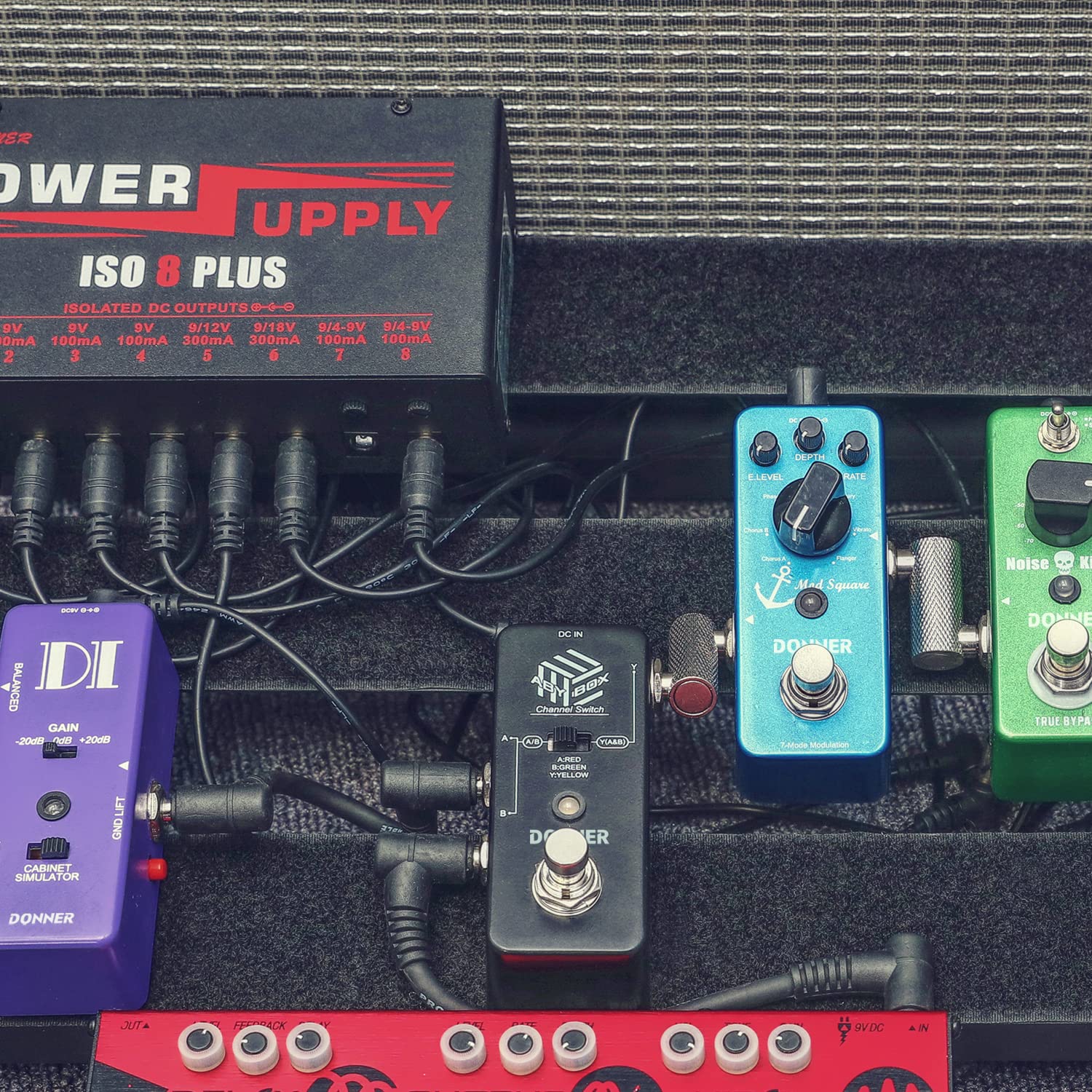 Donner ABY Box Line Selector AB Switch Mini Guitar Effect Pedal True Bypass